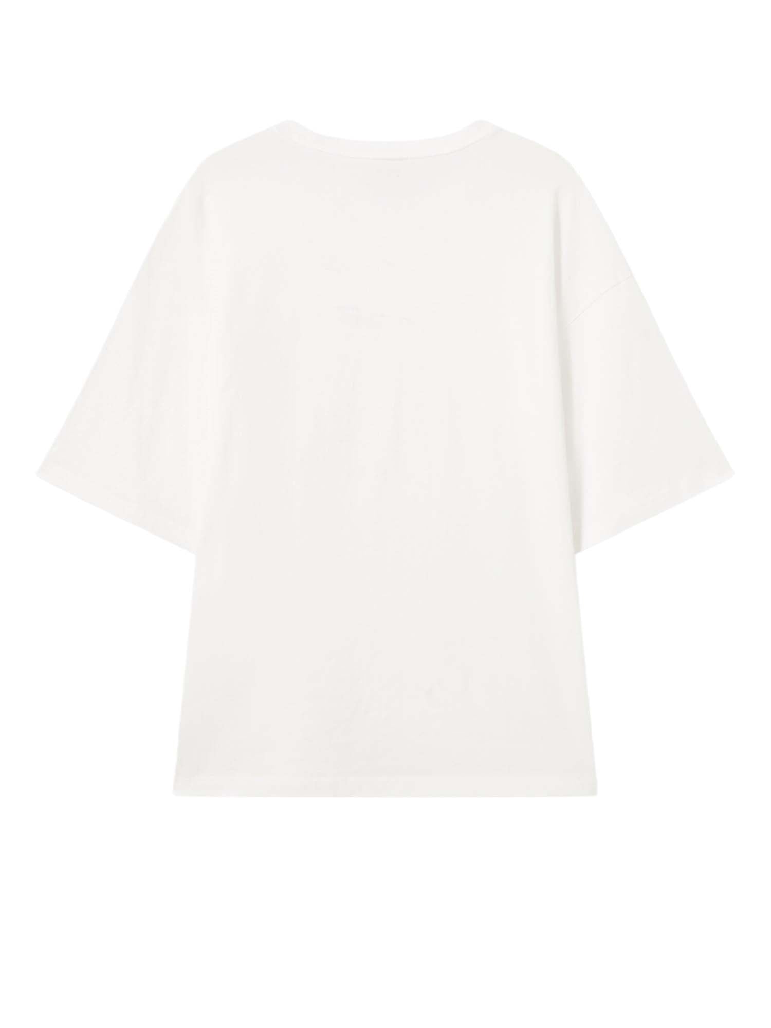 Champion T-shirt Uomo in Jersey di Cotone Pesante Bianco