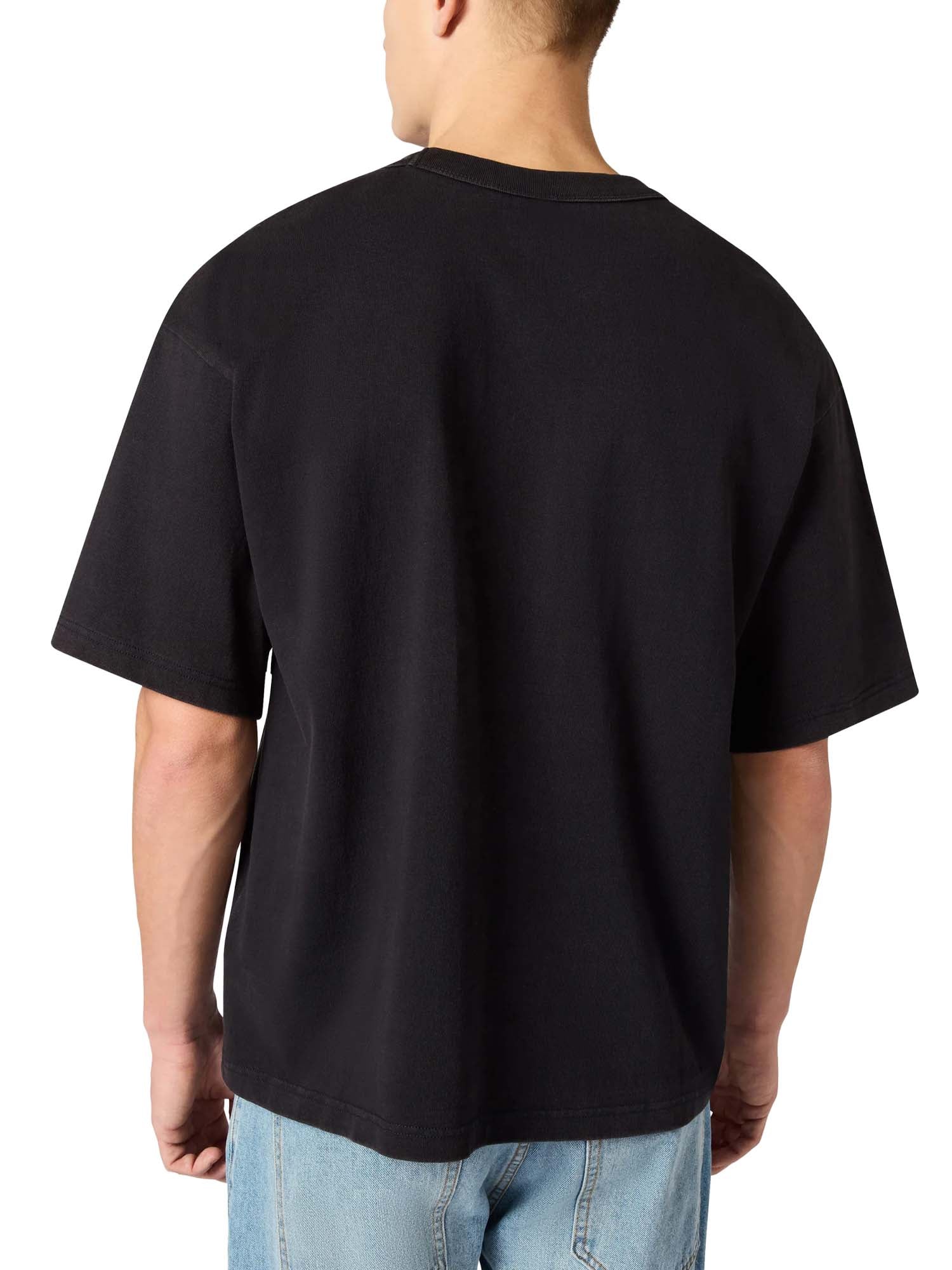 Champion T-Shirt Girocollo Ispirazione Collegiate da Uomo Time Capsule Nero