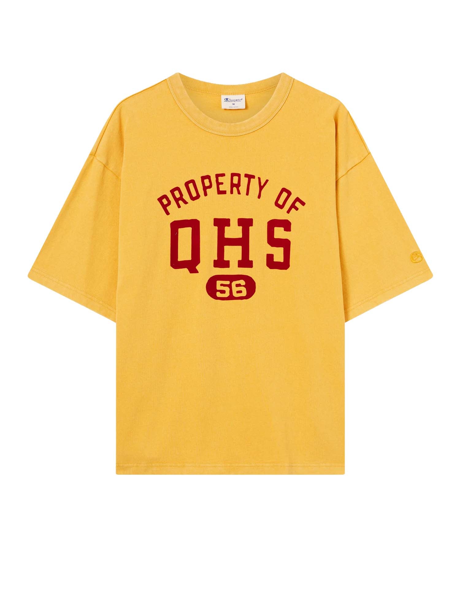 Champion T-Shirt Girocollo Ispirazione Collegiate da Uomo Time Capsule Giallo