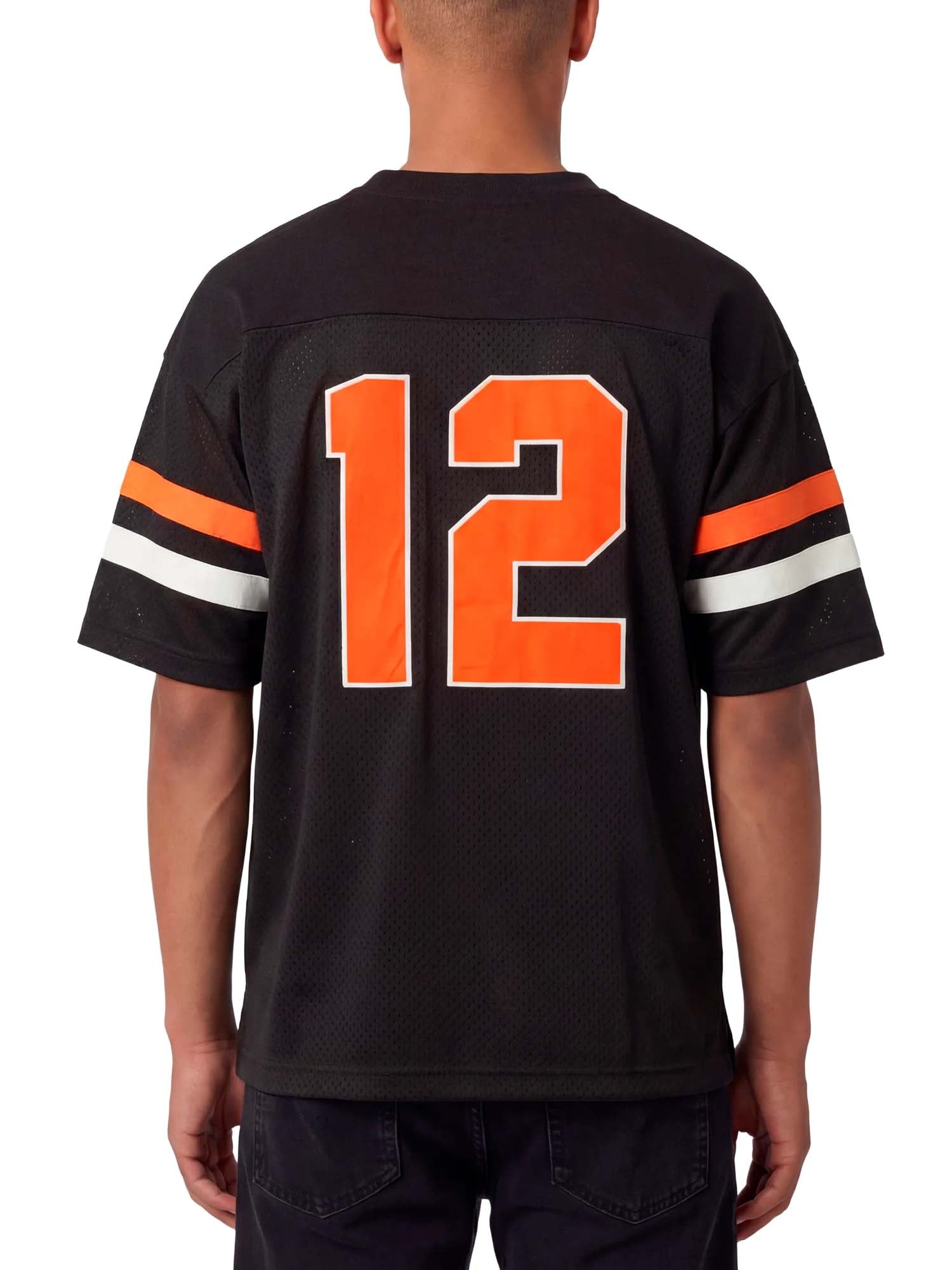 Champion T-Shirt con Scollo a V Ispirazione Football da Uomo Time Capsule Nero