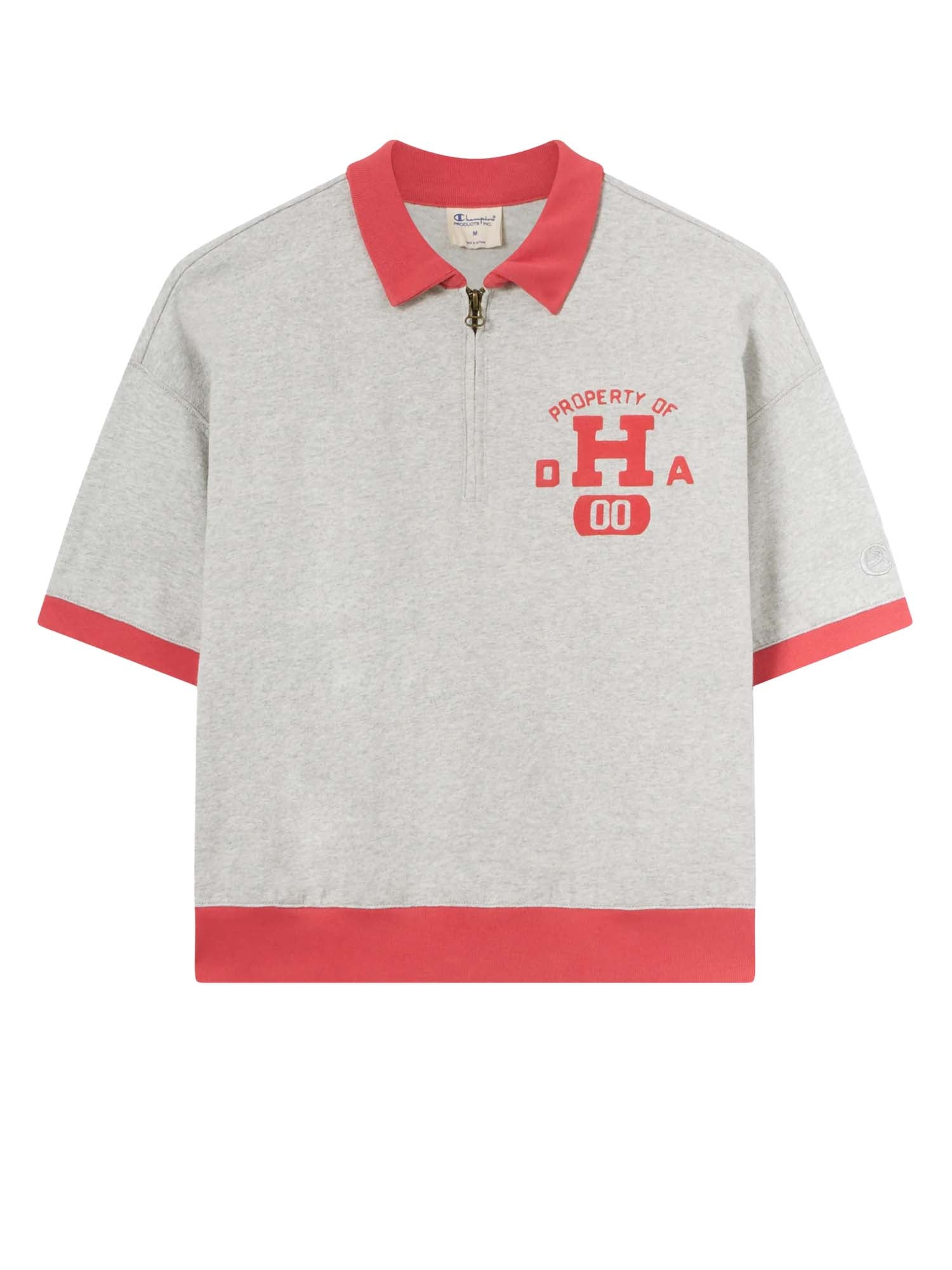 Women's Half-Zip Polo T-Shirt Time Capsule