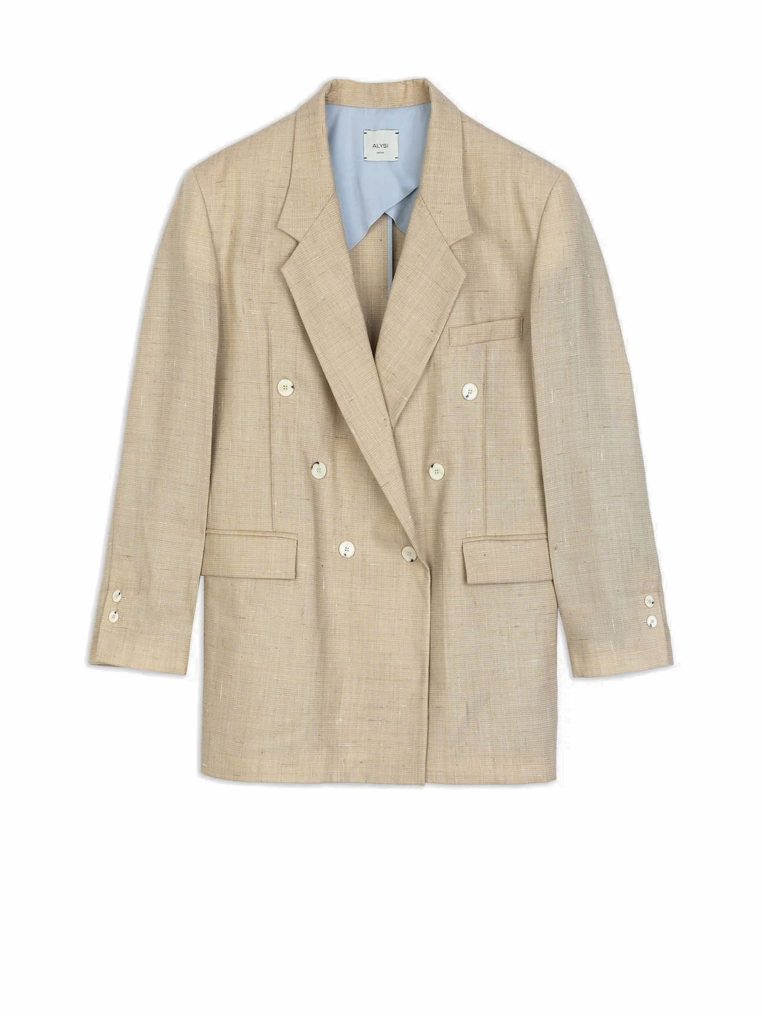Alysi Blazer Grisaglia Beige