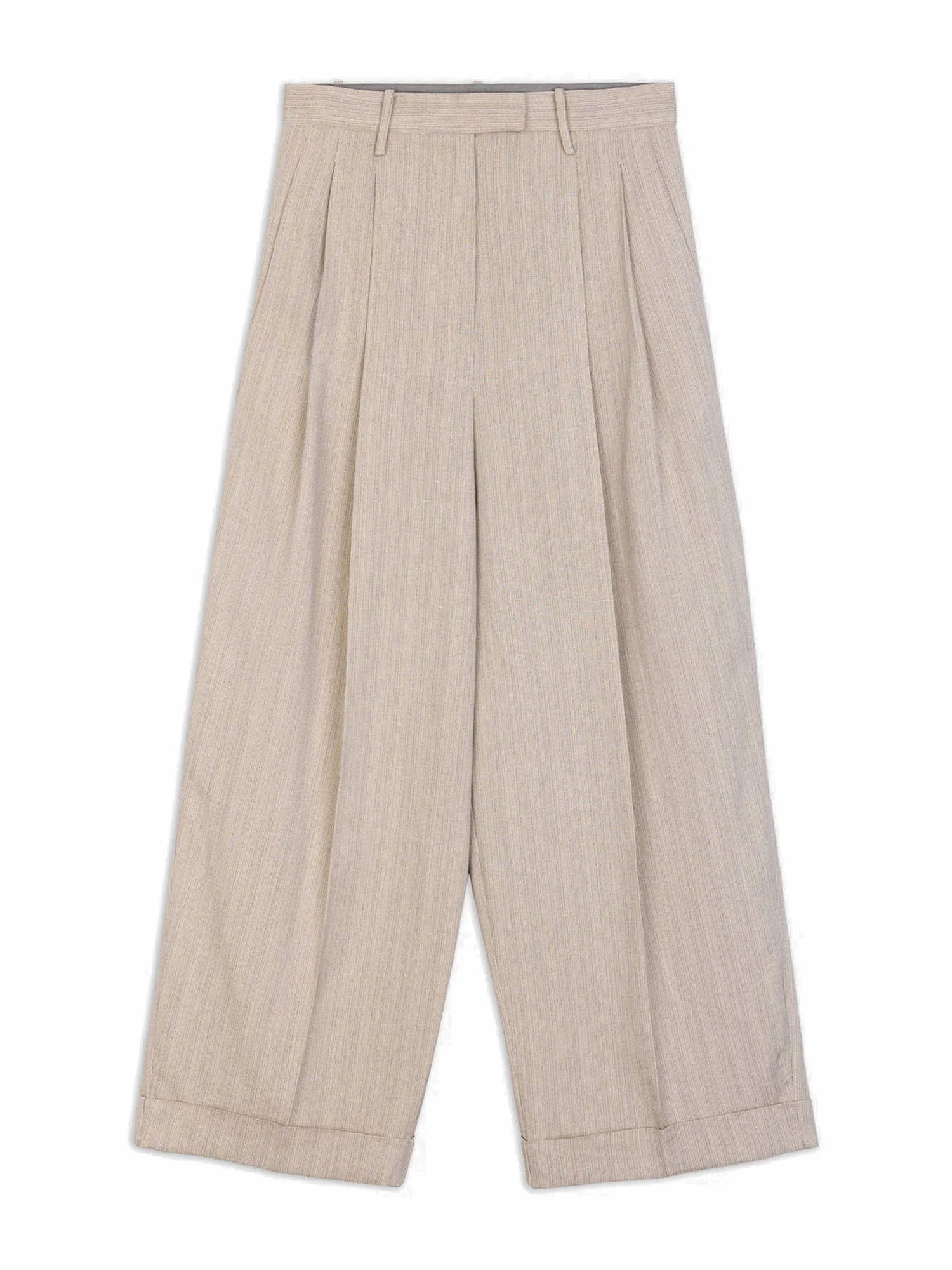 Alysi Pantalone Malfilé sartoriale Bianco