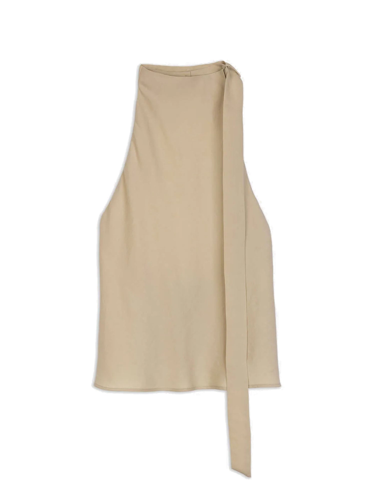 Alysi Top Peach Touch halter Giallo