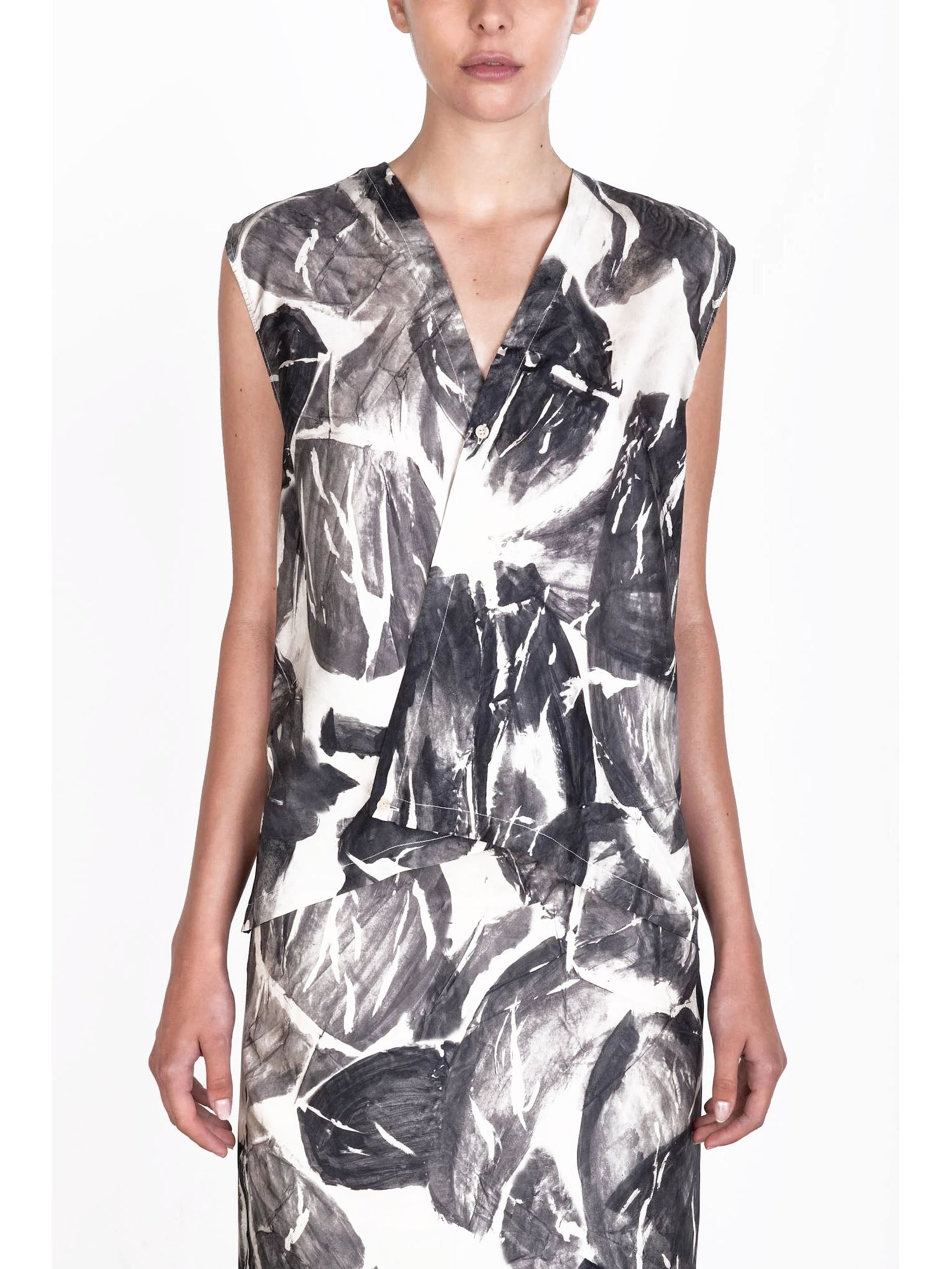 Alysi Top incrociato in seta Rosa