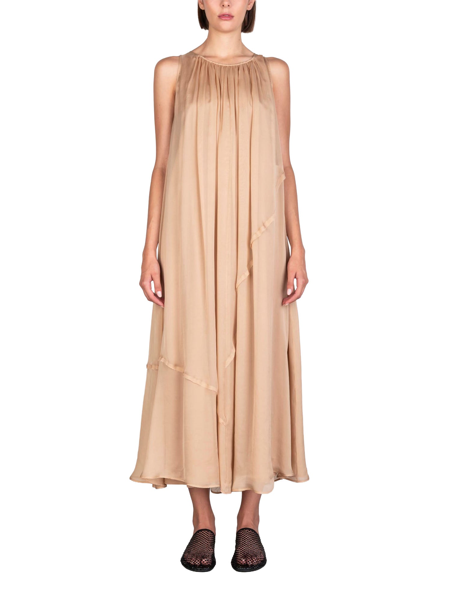 Alysi Abito Chiffoon Beige