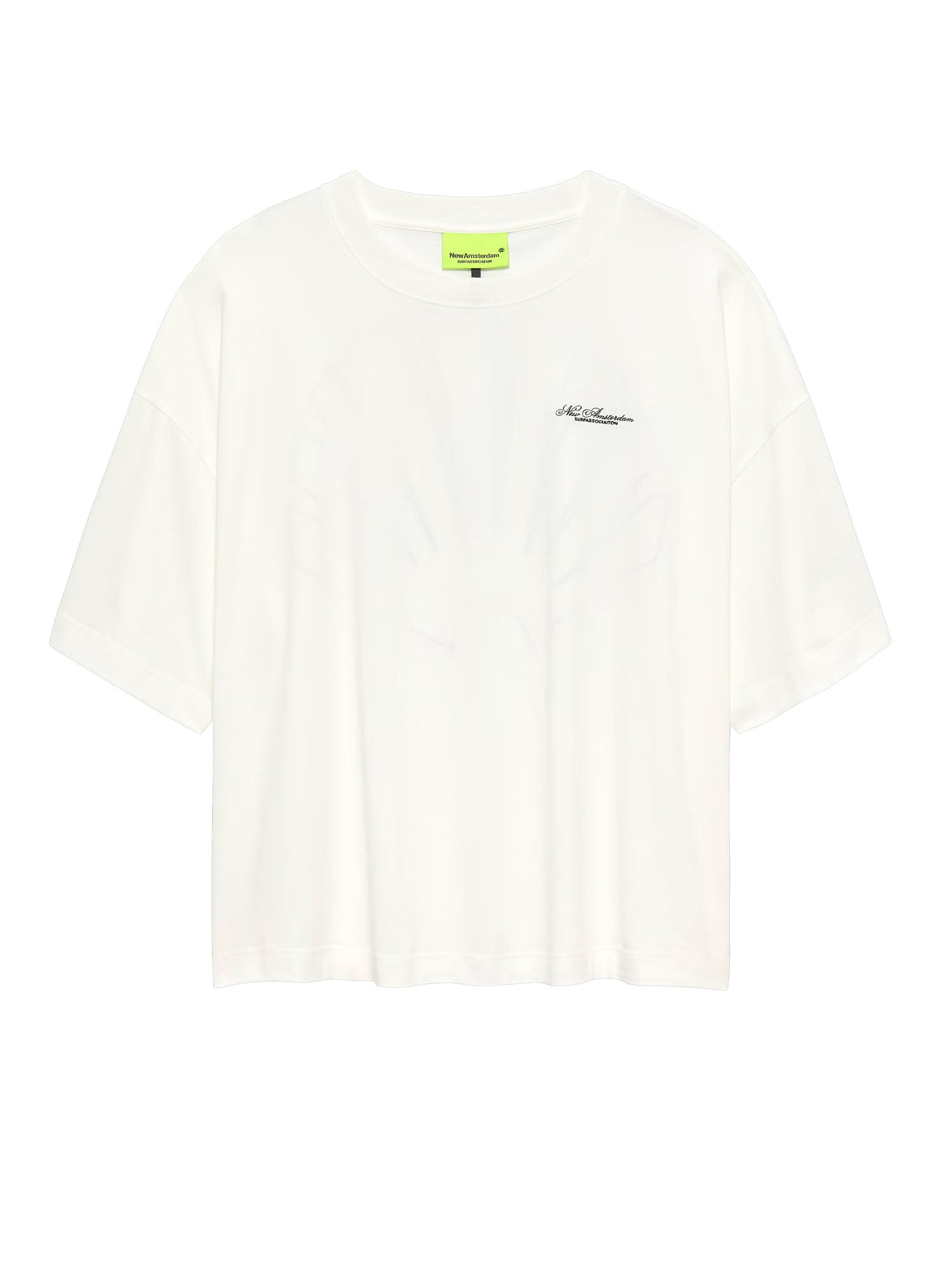 New Amsterdam Surf Association T-shirt con logo grande Bianco