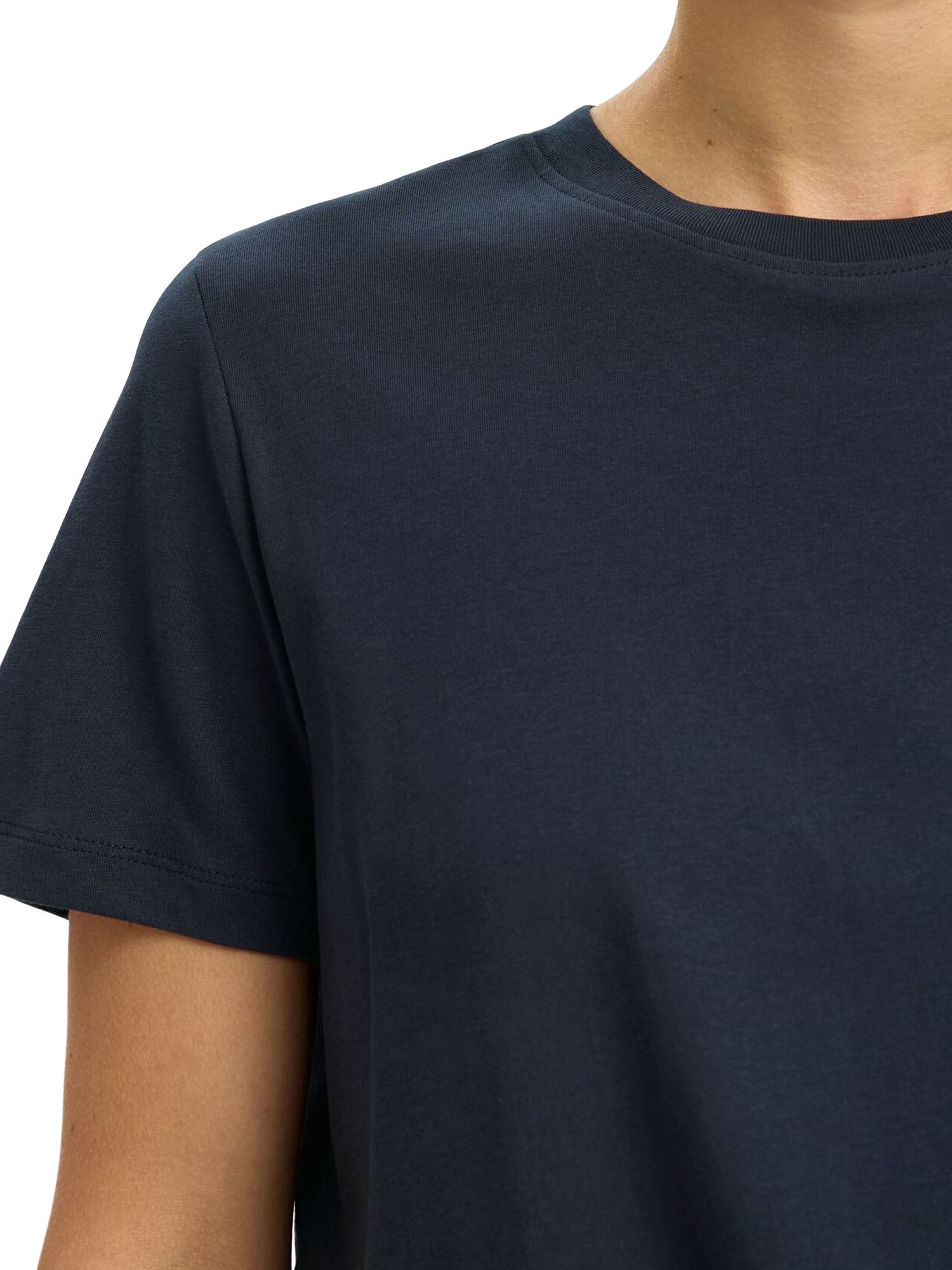 Selected T-shirt Essential Blu