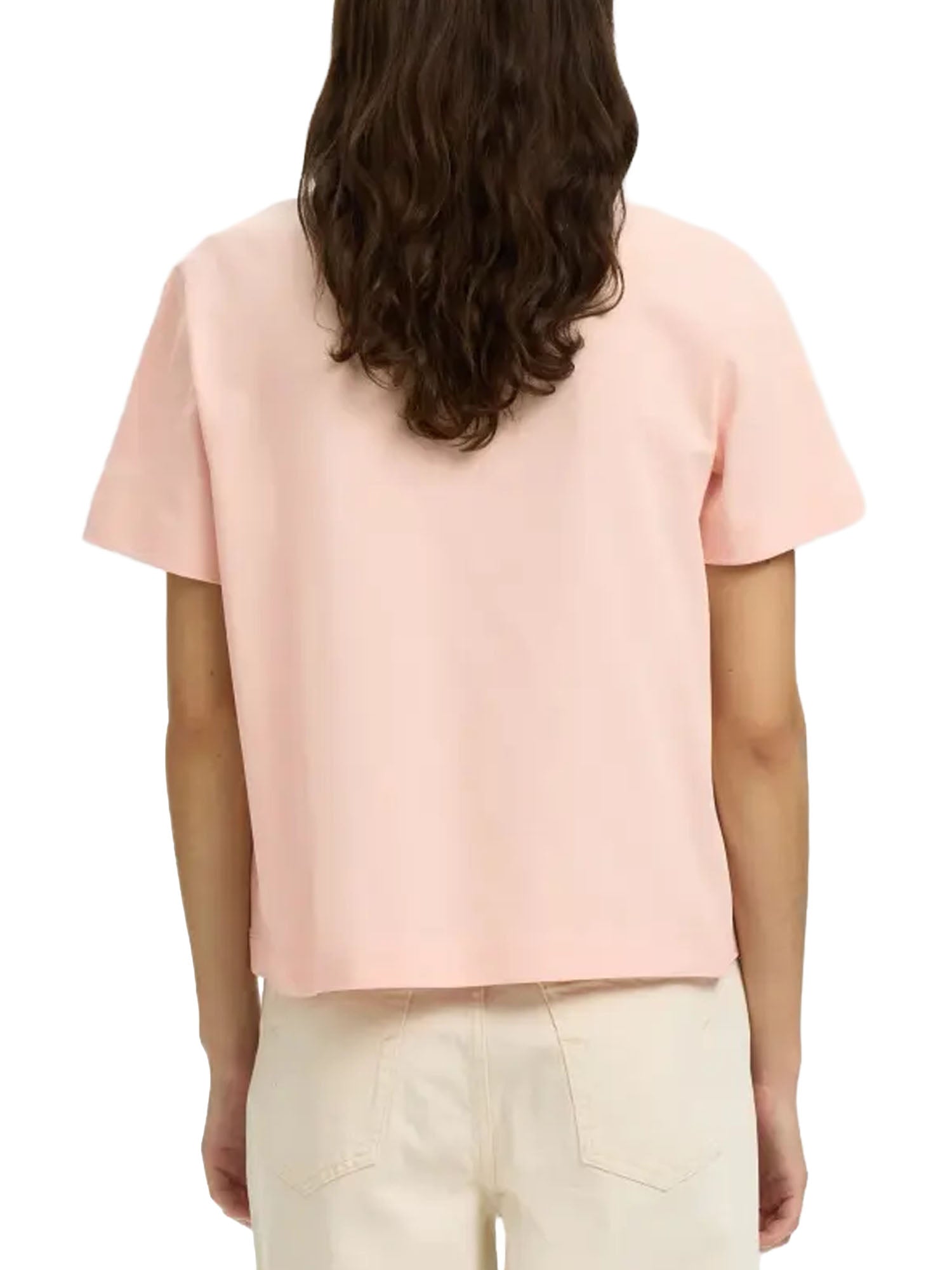 Selected Essential ss boxy tee Rosa