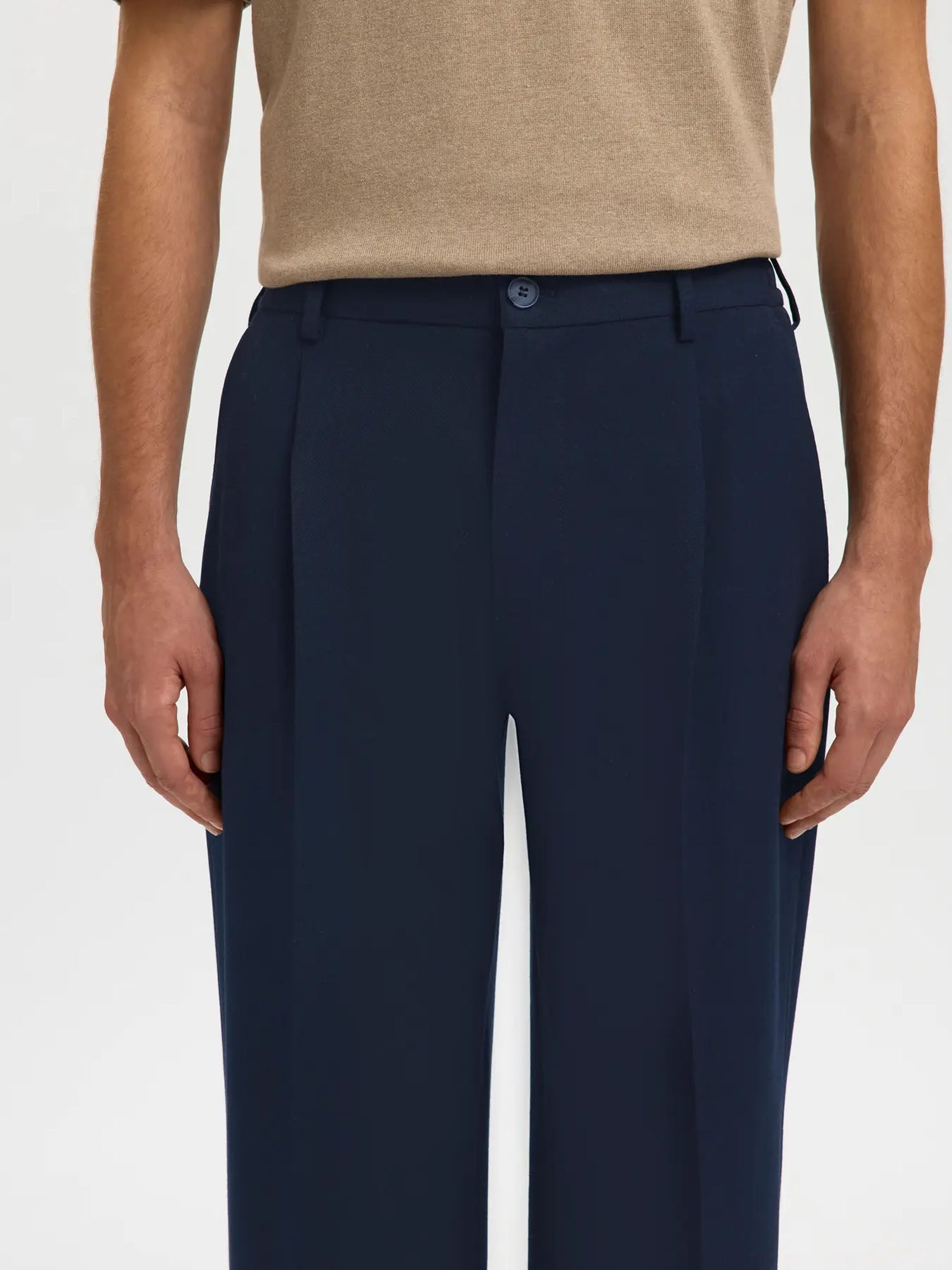 Selected Pantaloni SLM220 Finn Blu