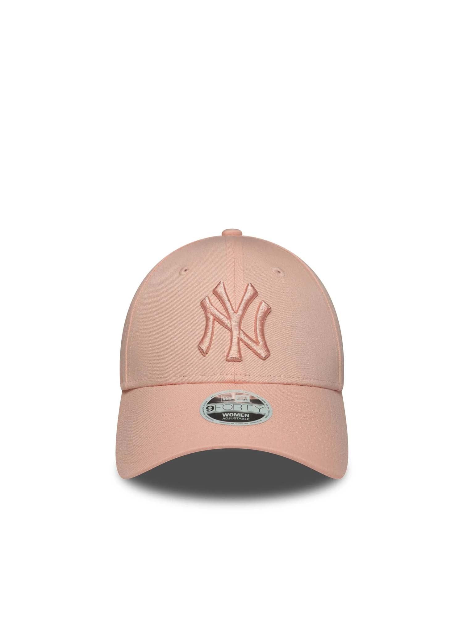New Era Cappello 9FORTY Regolabile New York Yankees Essential Donna Rosa