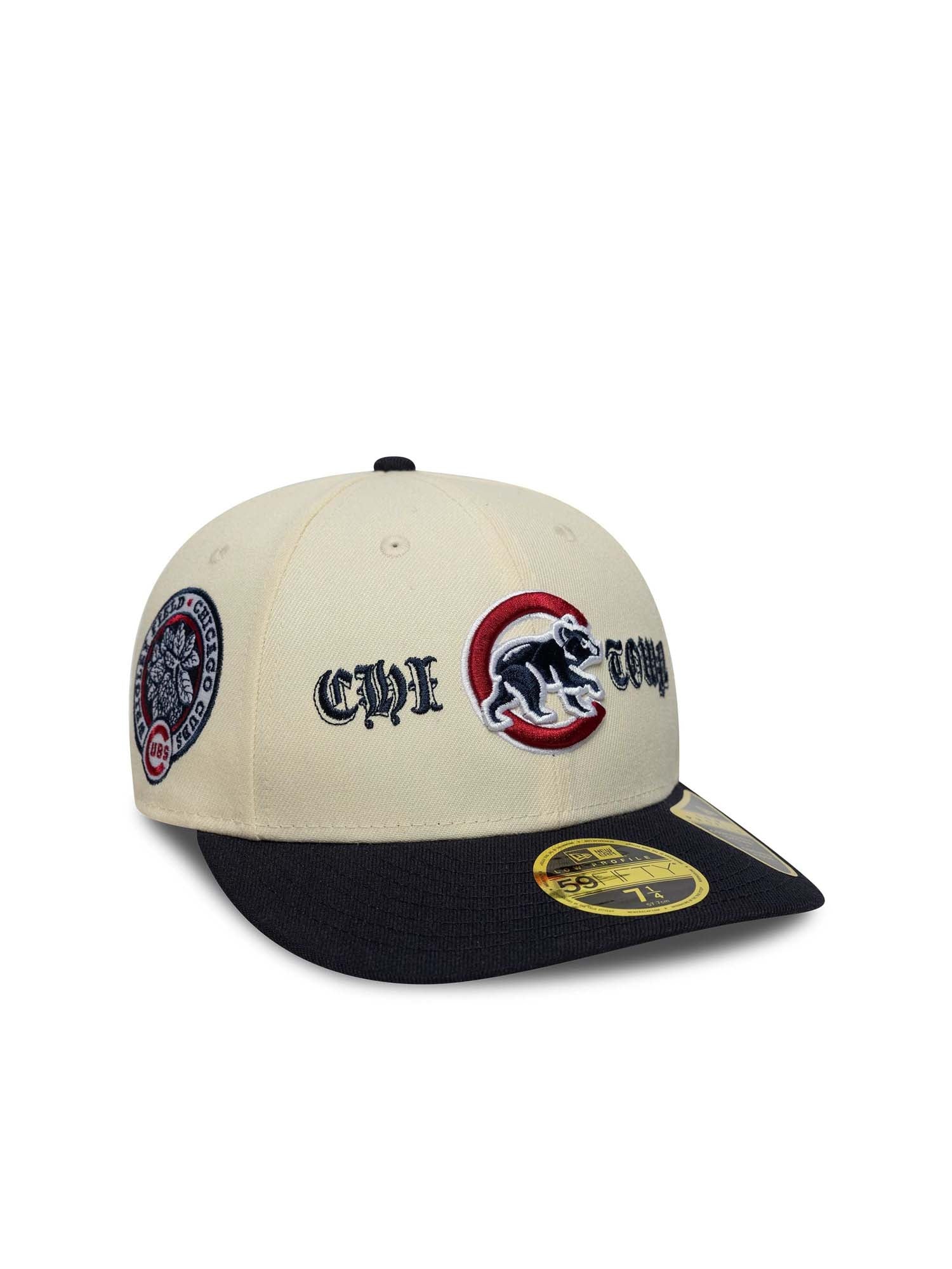New Era Cappello 59FIFTY Fitted Low Profile Chicago Cubs MLB Cooperstown Giallo