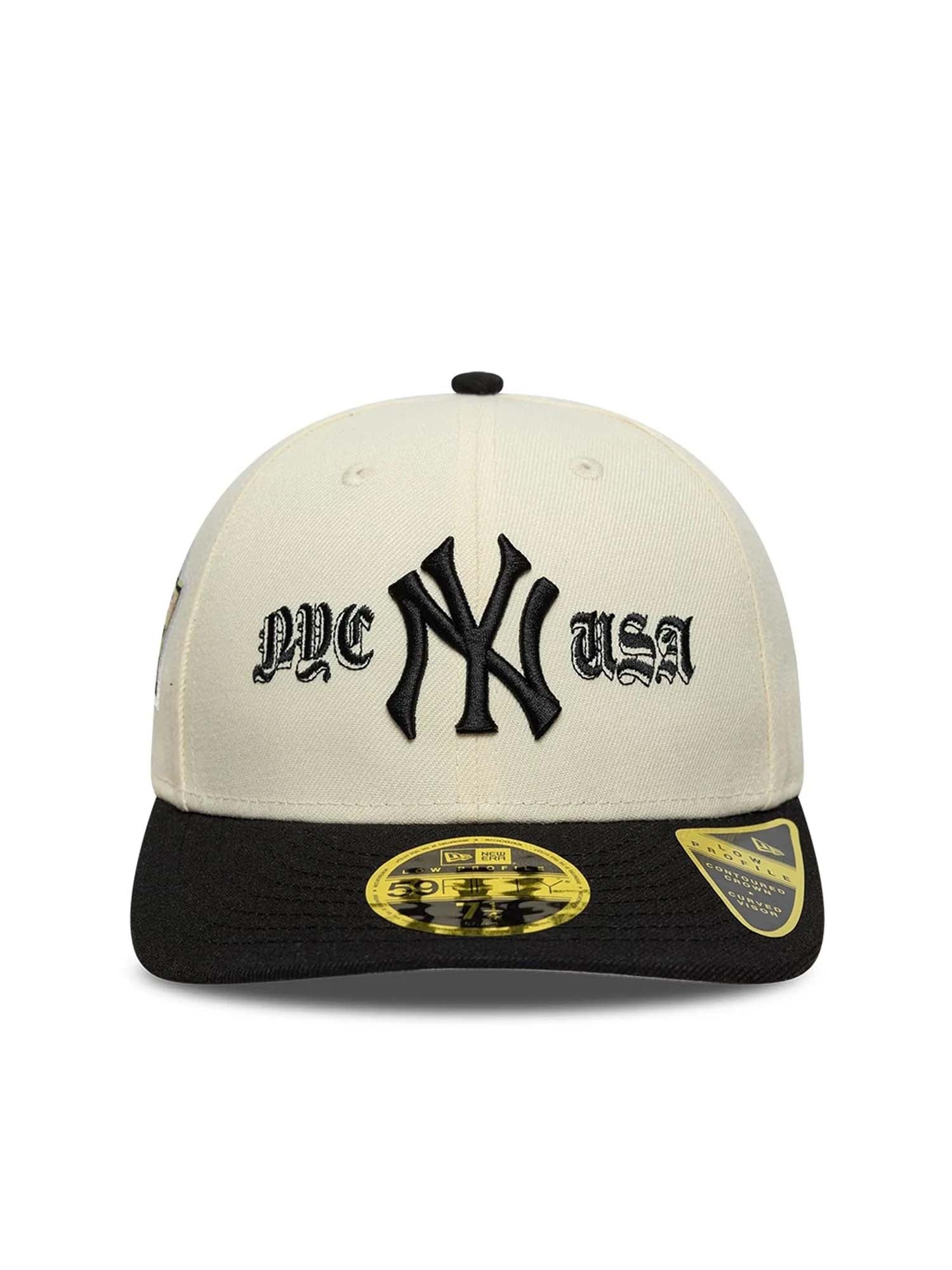 New Era Cappello 59FIFTY Fitted Low Profile New York Yankees MLB Cooperstown Giallo