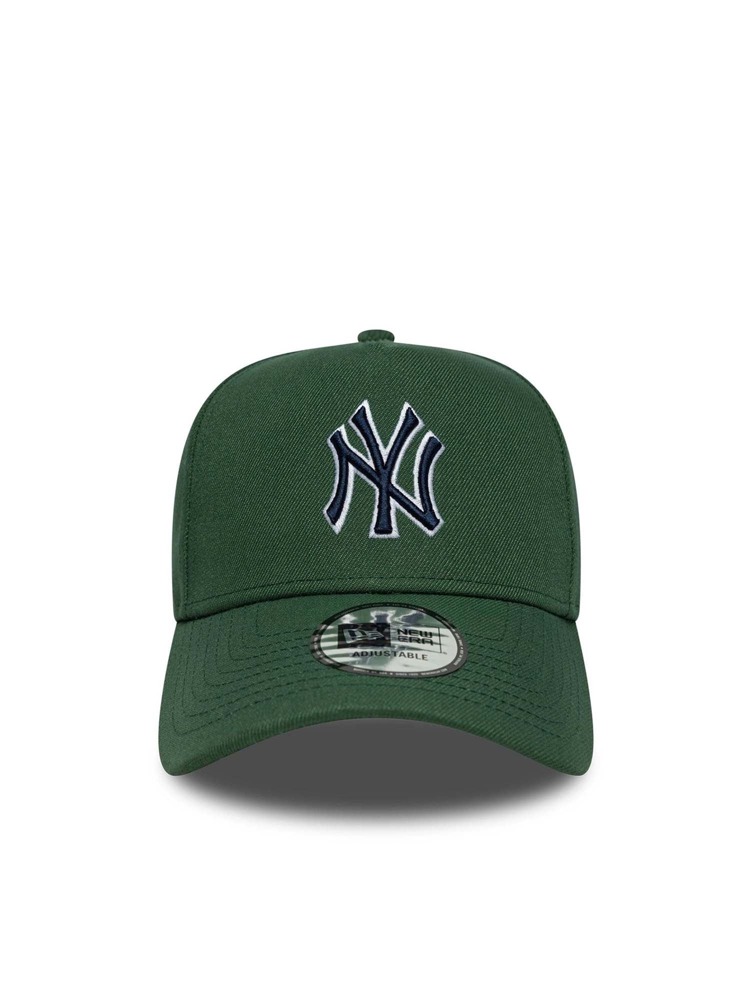 New Era Cappellino 9FORTY E-Frame New York Yankees MLB Outline Script Verde