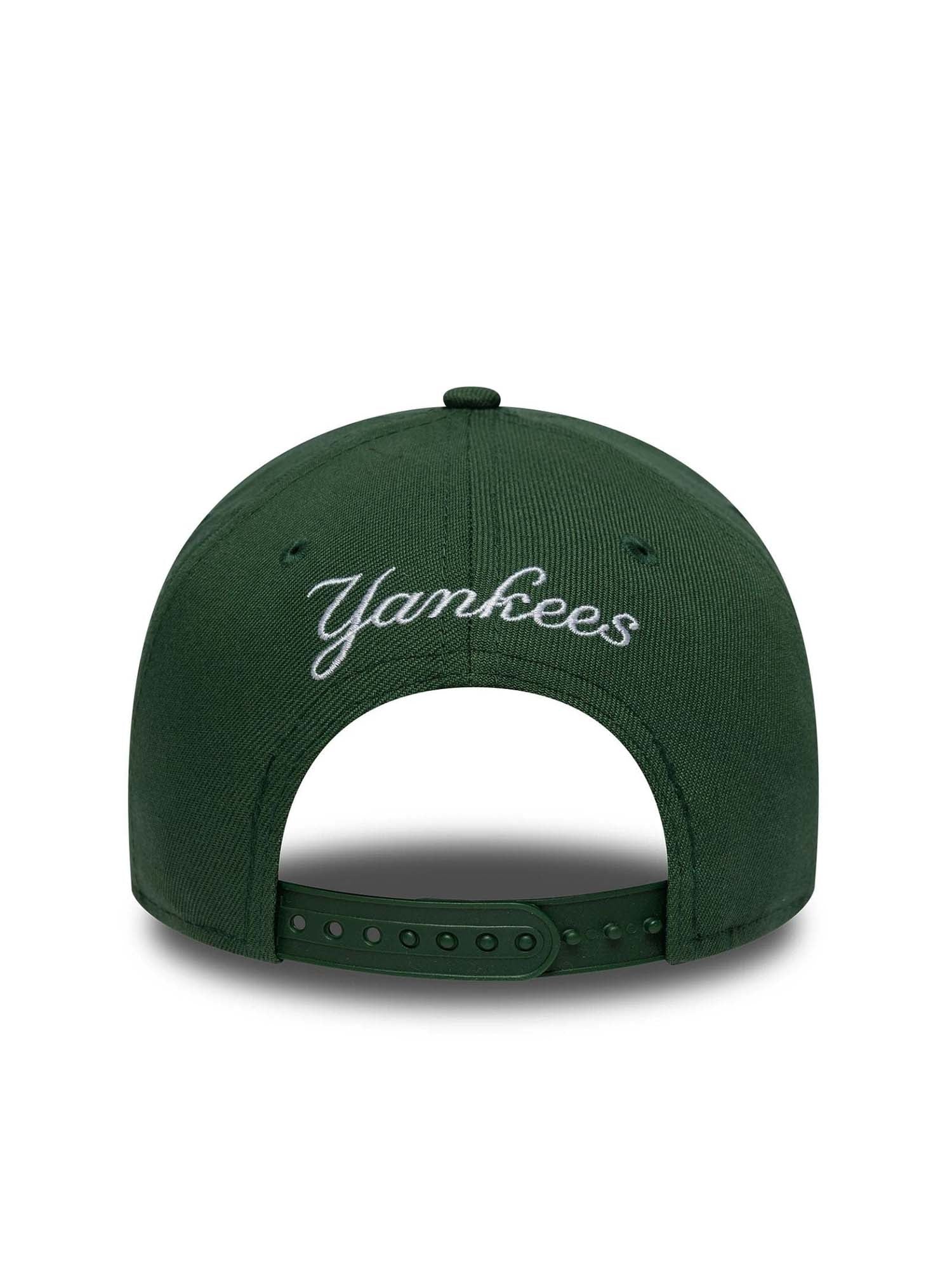 New Era Cappellino 9FORTY E-Frame New York Yankees MLB Outline Script Verde