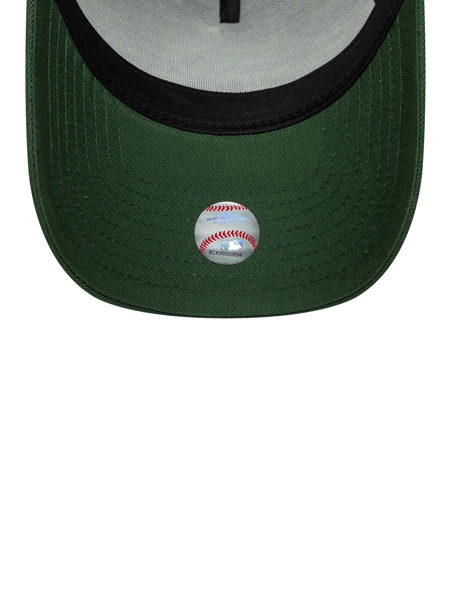 New Era Cappellino 9FORTY E-Frame New York Yankees MLB Outline Script Verde