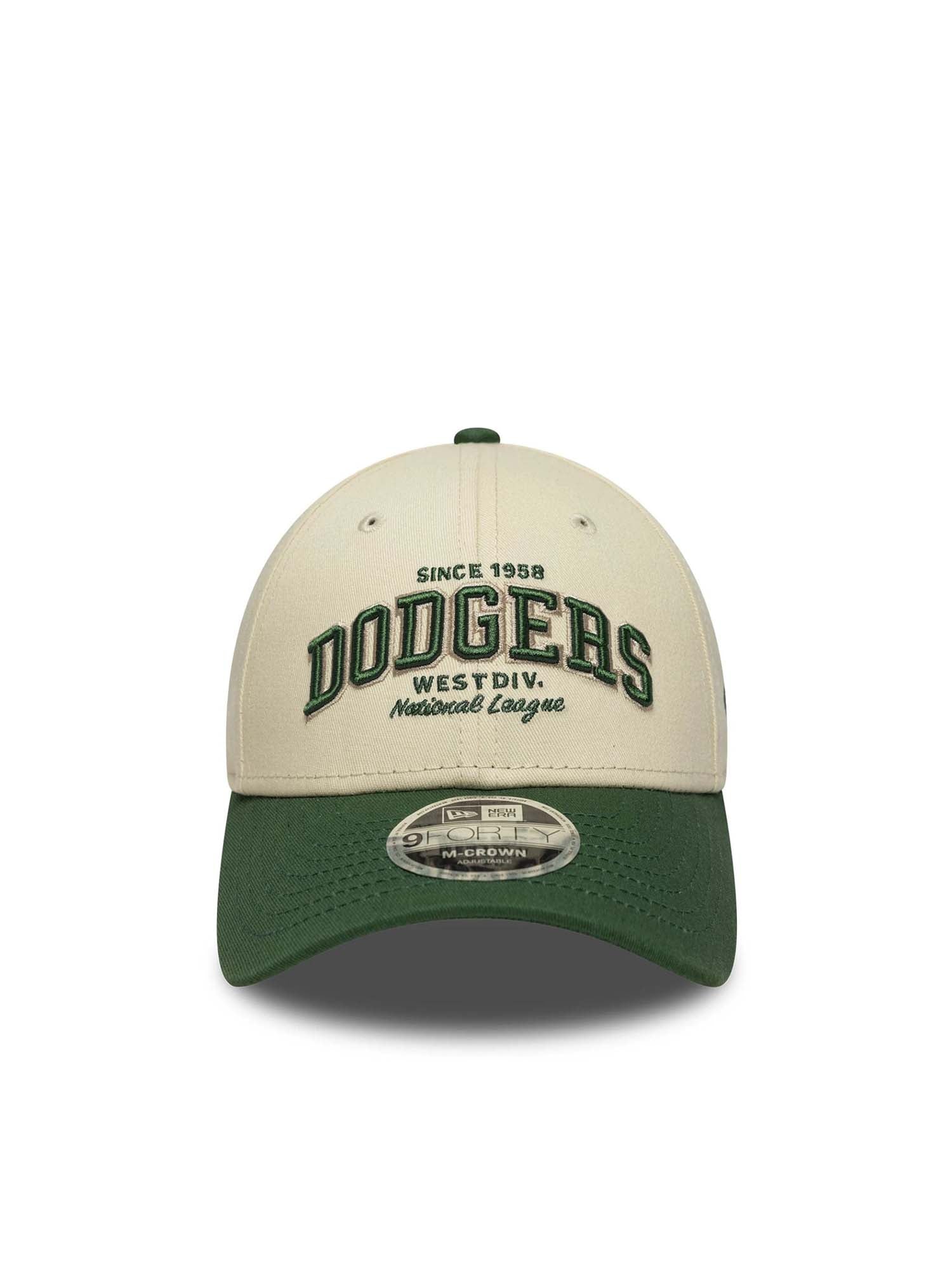 New Era Cappellino 9FORTY M-Crown LA Dodgers MLB Wordmark Verde