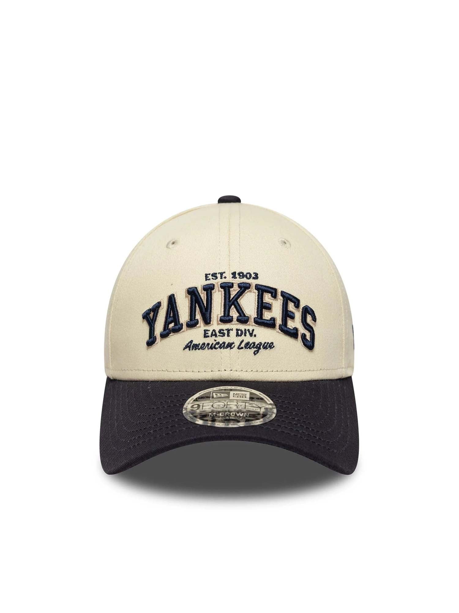 New Era Cappellino 9FORTY M-Crown New York Yankees MLB Wordmark Blu