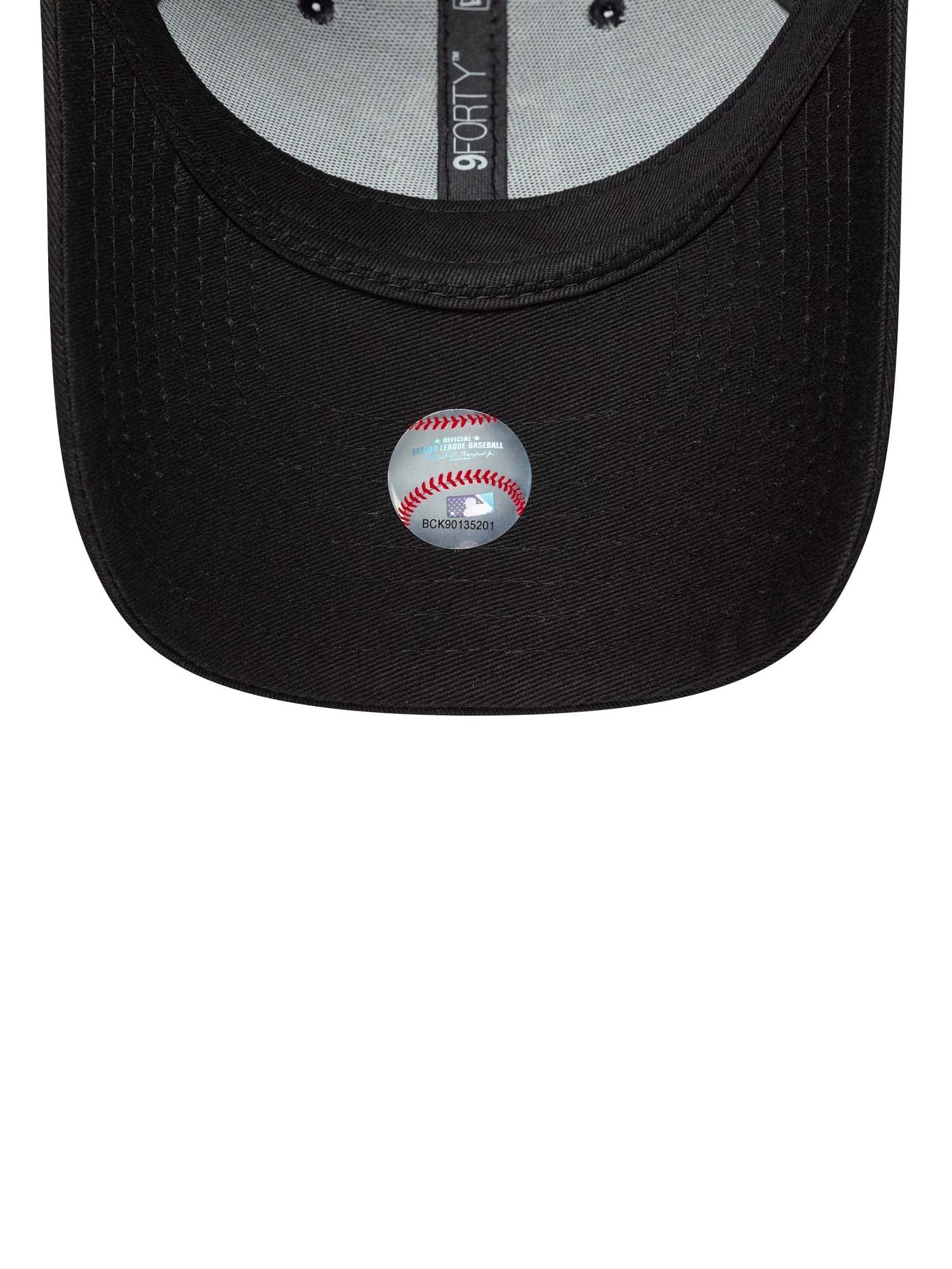 New Era Cappellino 9FORTY New York Yankees MLB Animal Infill Donna Nero