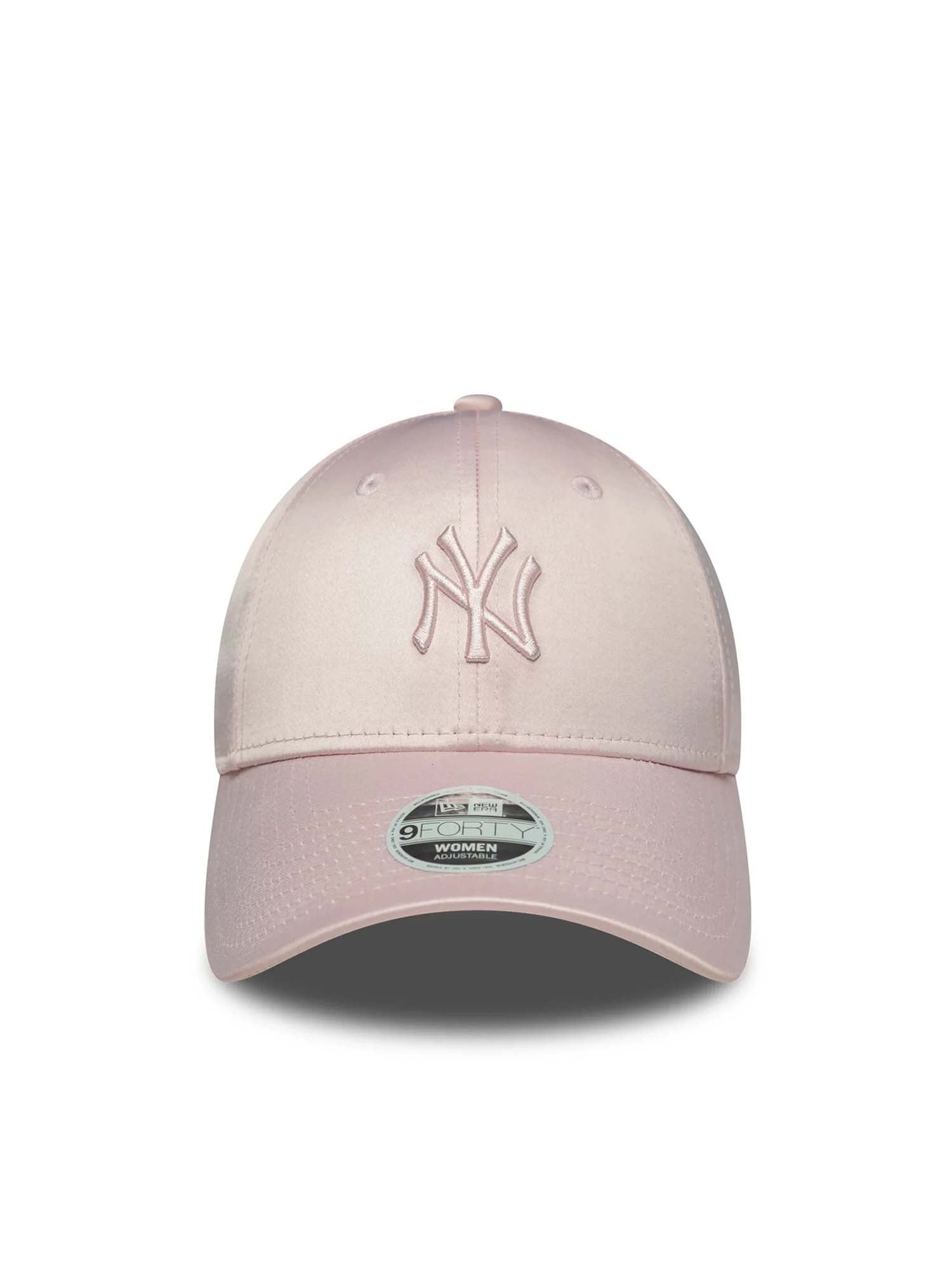 New Era Cappello 9FORTY New York Yankees Satin Donna Rosa