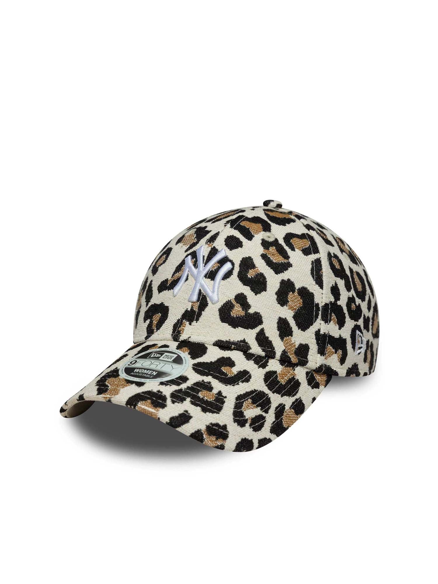 New Era Cappellino 9FORTY New York Yankees MLB Leopard Midi Donna Animalier