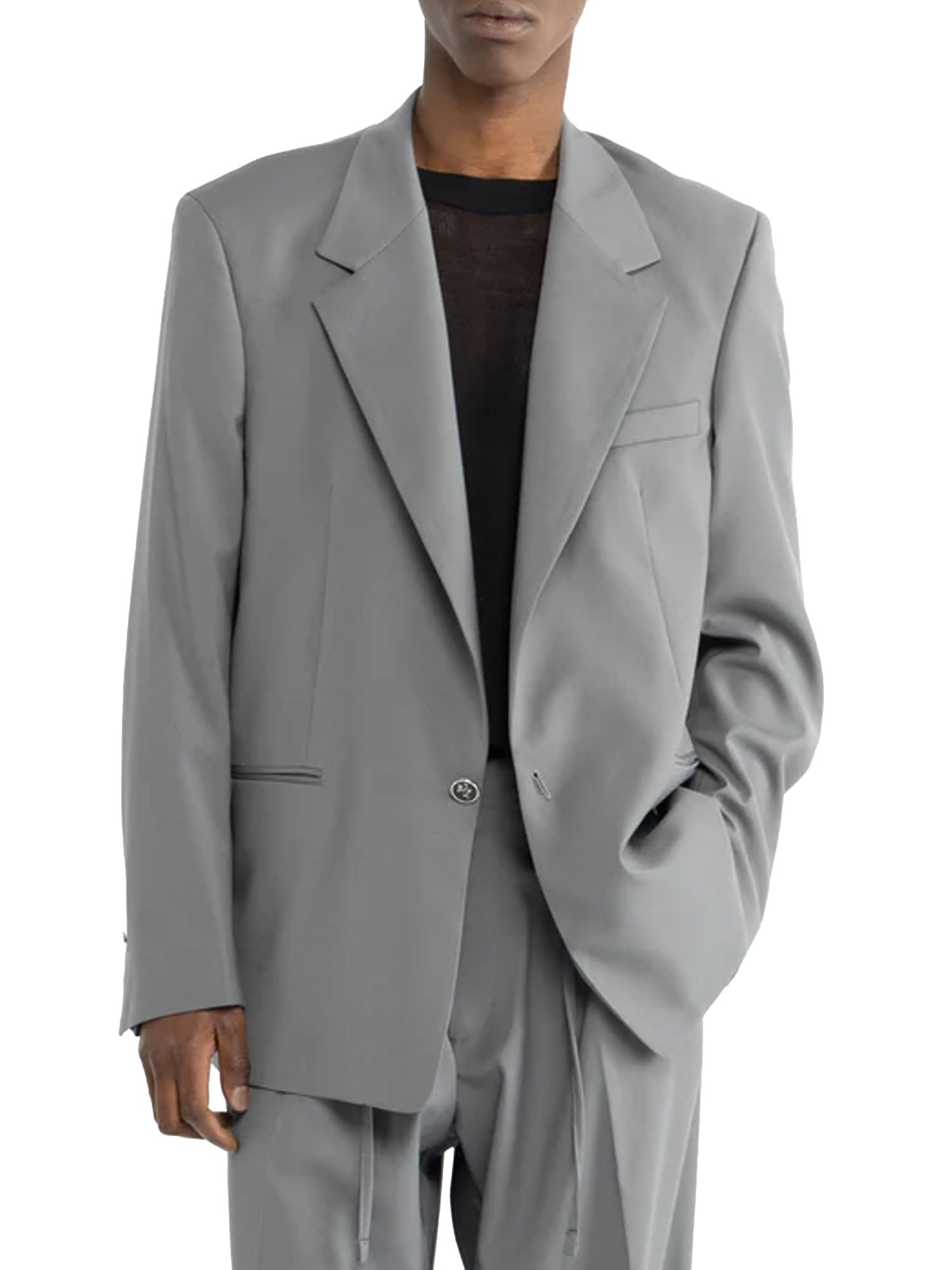 I'm Brian Giacca da abito oversize Grigio