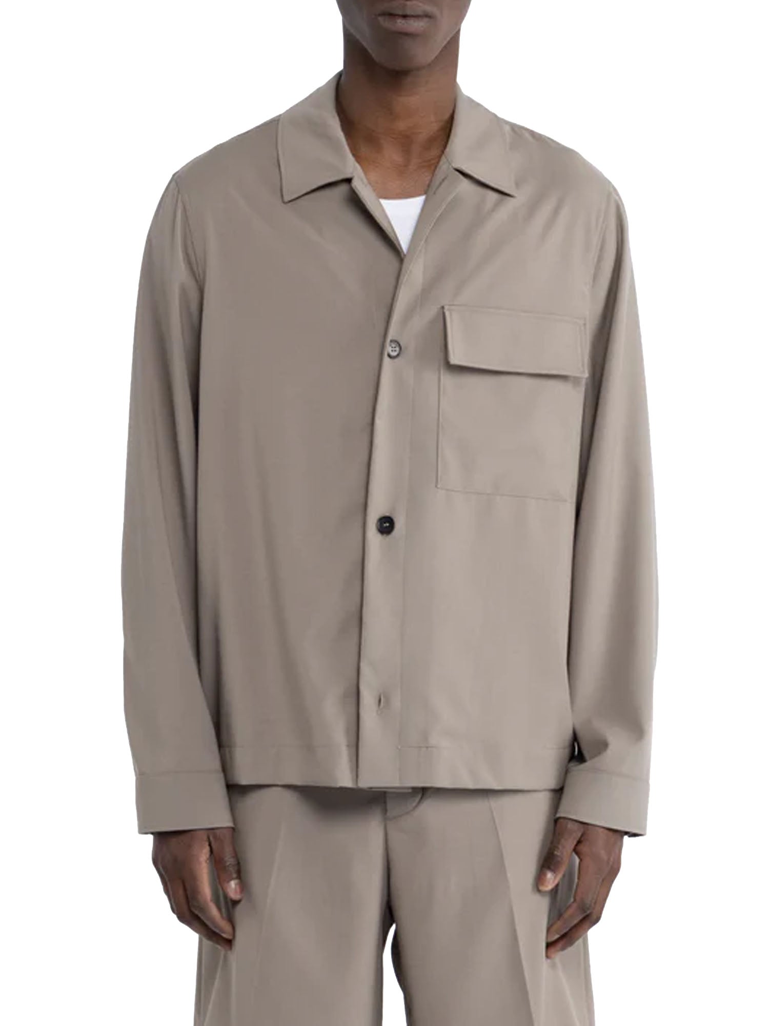 I'm Brian Giacca camicia sfoderata Marrone