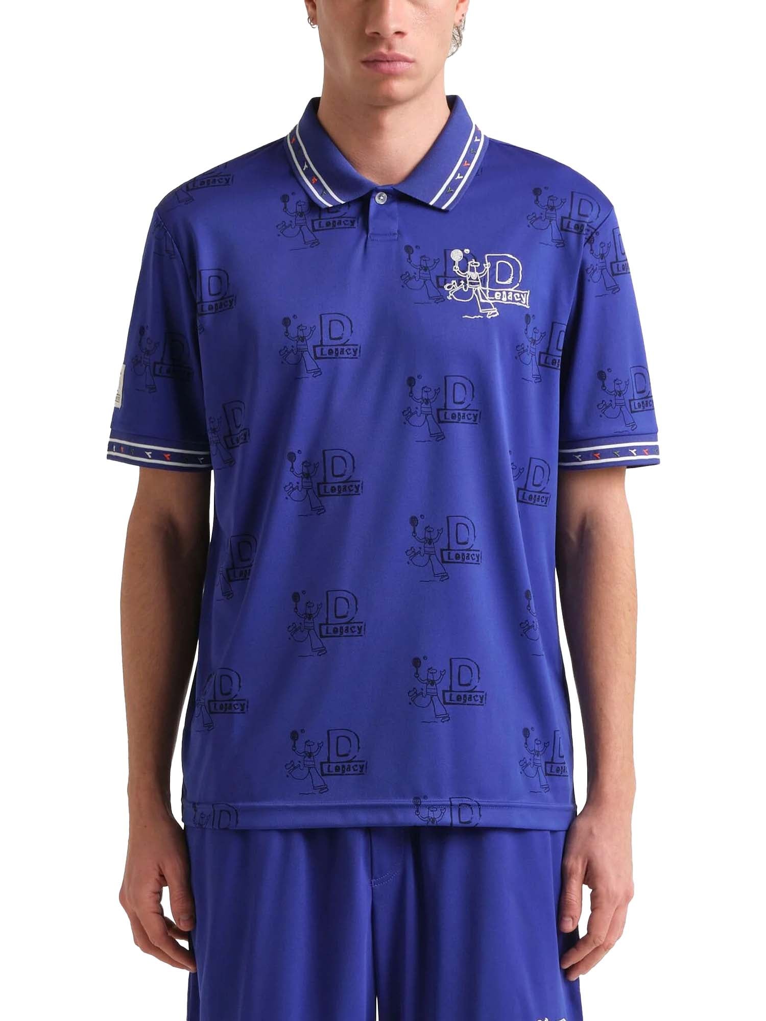 Diadora Soccer Jersey Legacy Blu