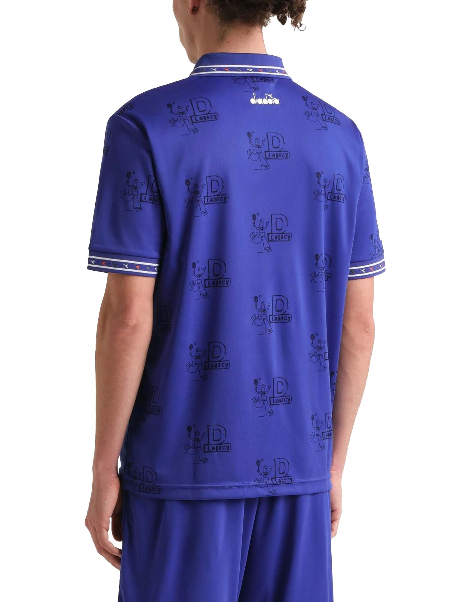 Diadora Soccer Jersey Legacy Blu