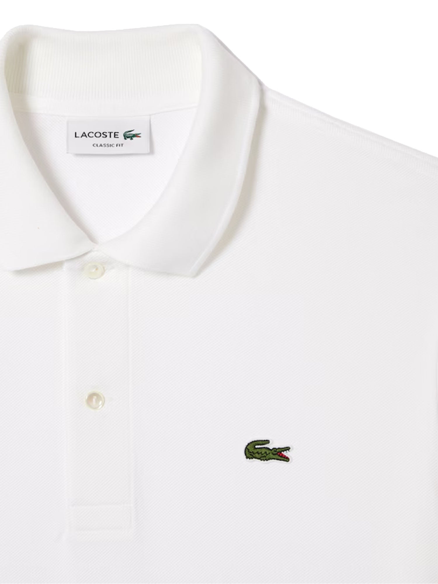 Lacoste Polo dal taglio classico L.12.12 Original Bianco