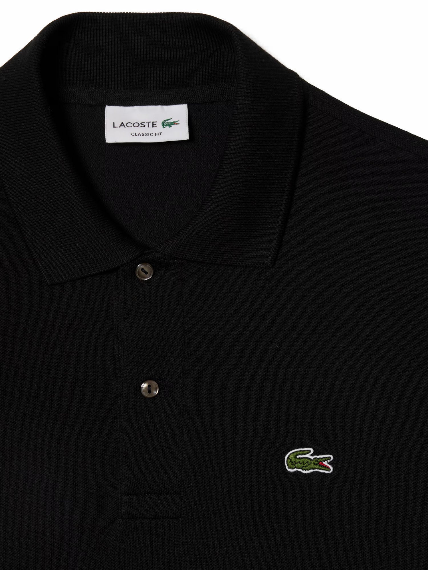 Lacoste Polo dal taglio classico L.12.12 Original Nero
