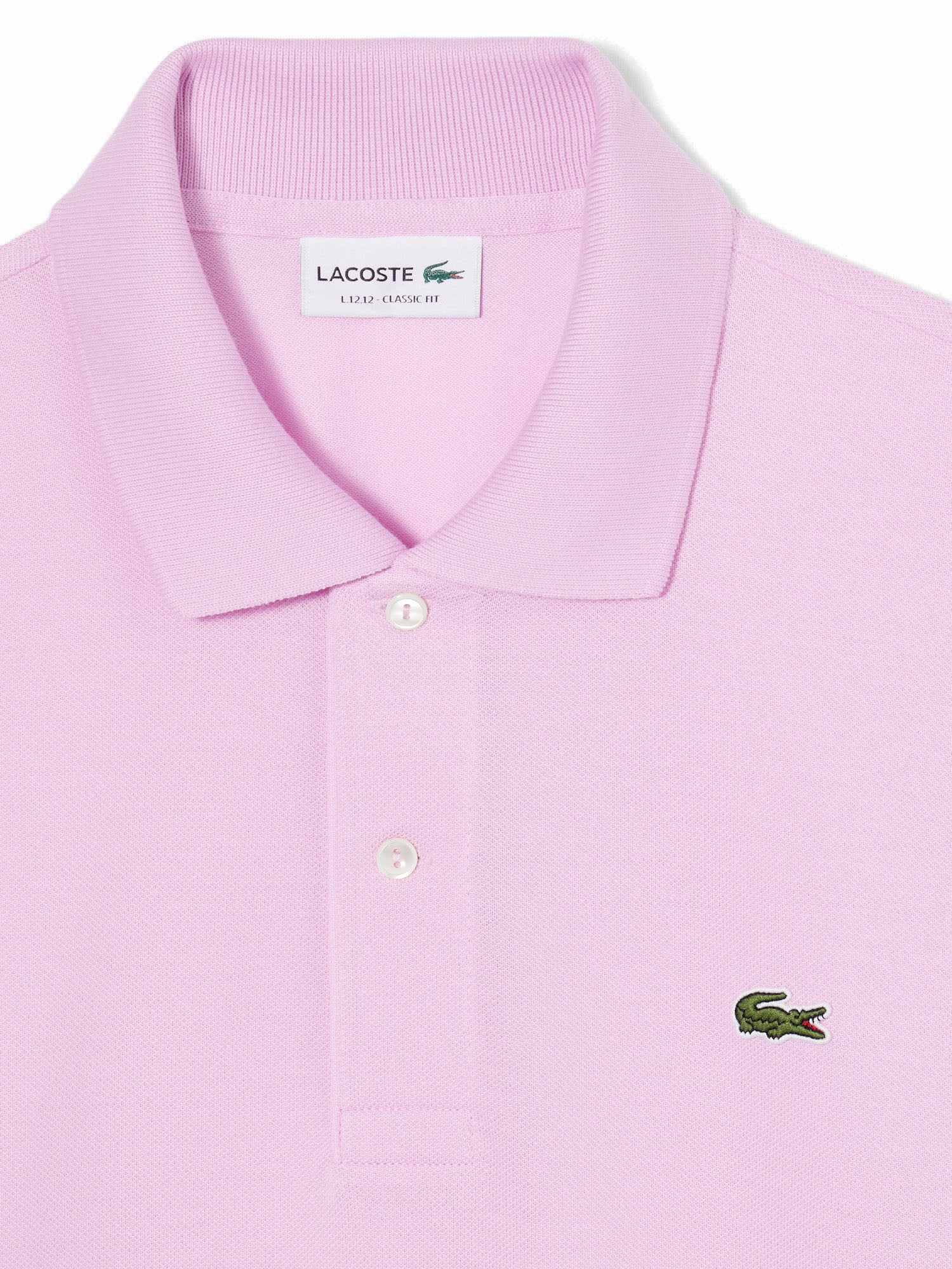 Lacoste Polo dal taglio classico L.12.12 Original Rosa