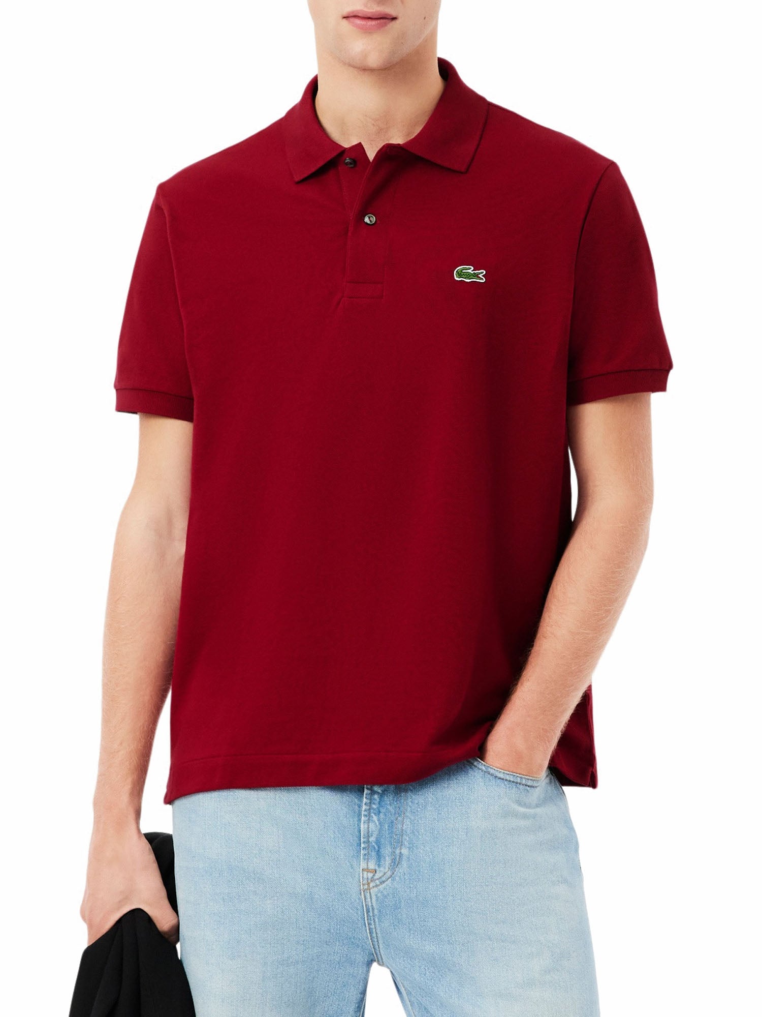 Lacoste Polo dal taglio classico L.12.12 Original Bordeaux