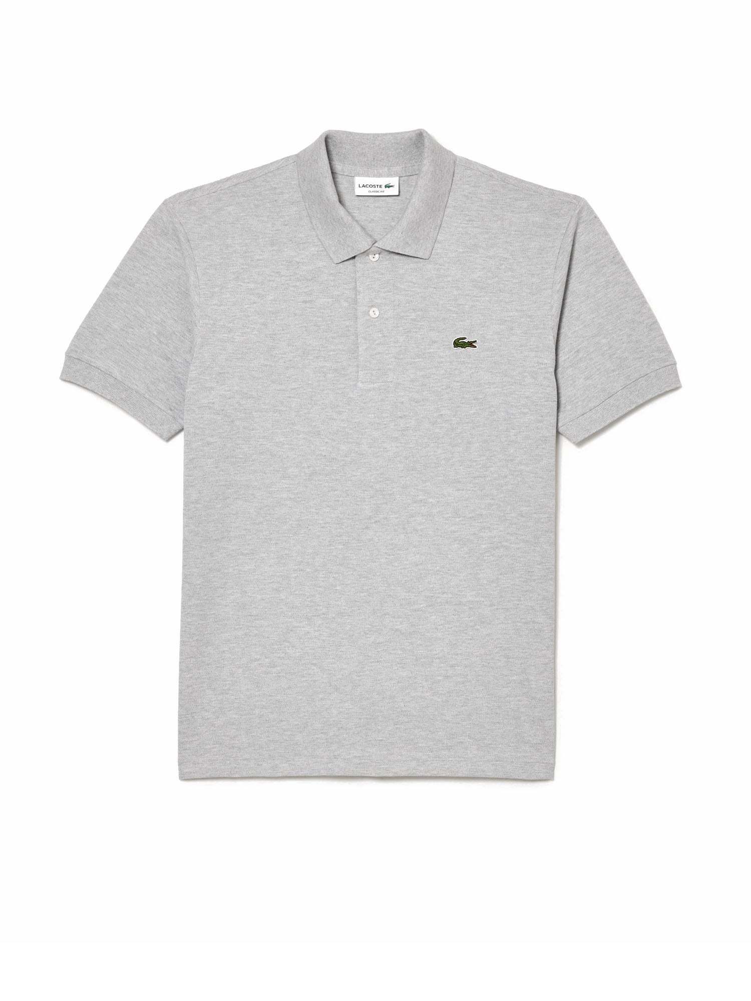 Lacoste Polo dal taglio classico mélange Grigio