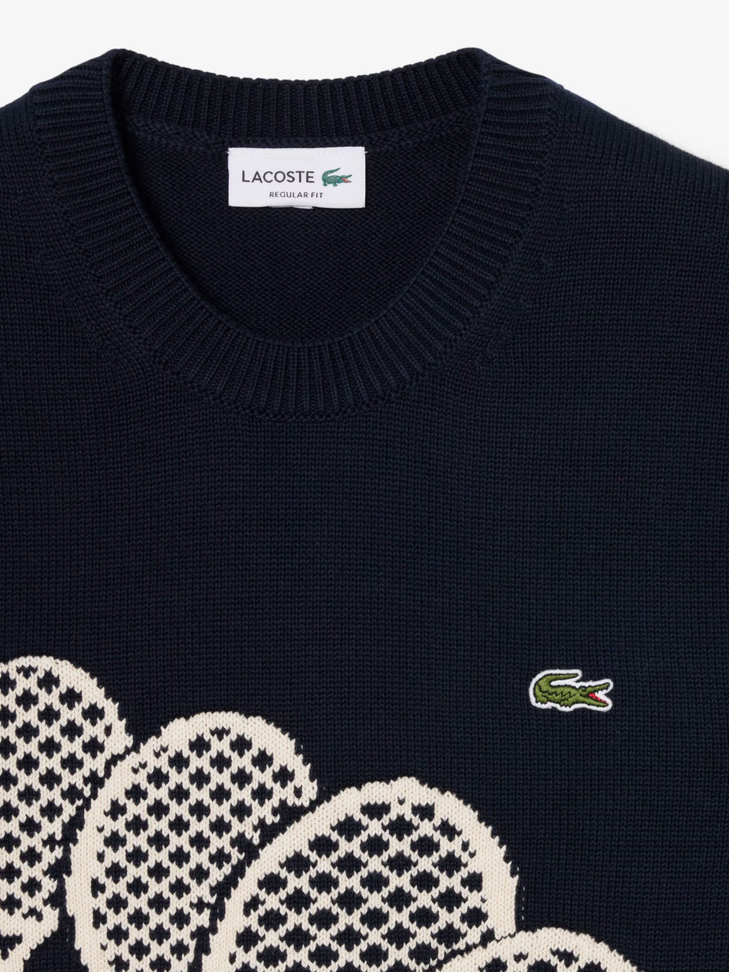 Lacoste Gilet in cotone jacquard Multicolore