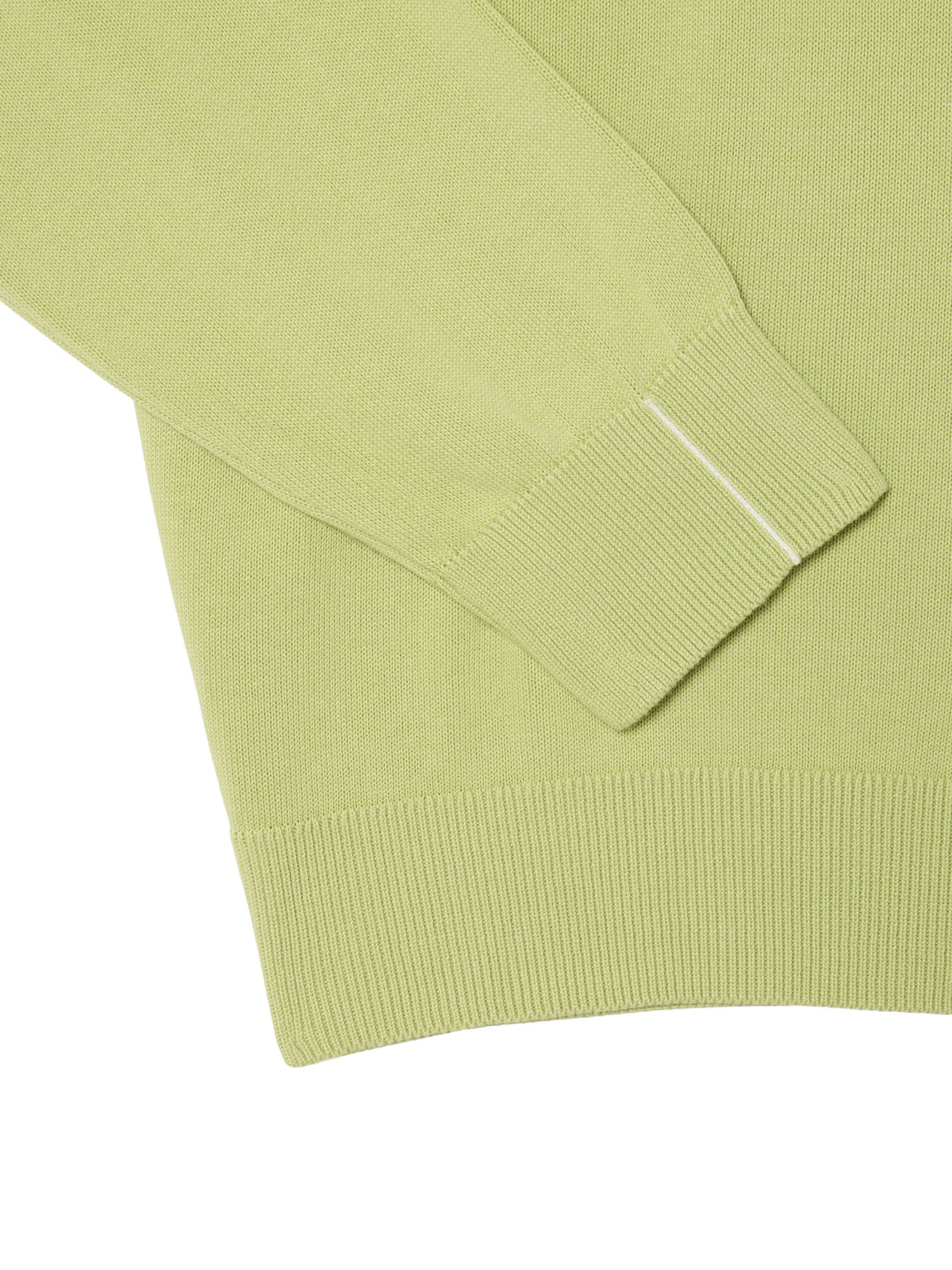 Lacoste Pullover girocollo monocromatico in cotone Verde