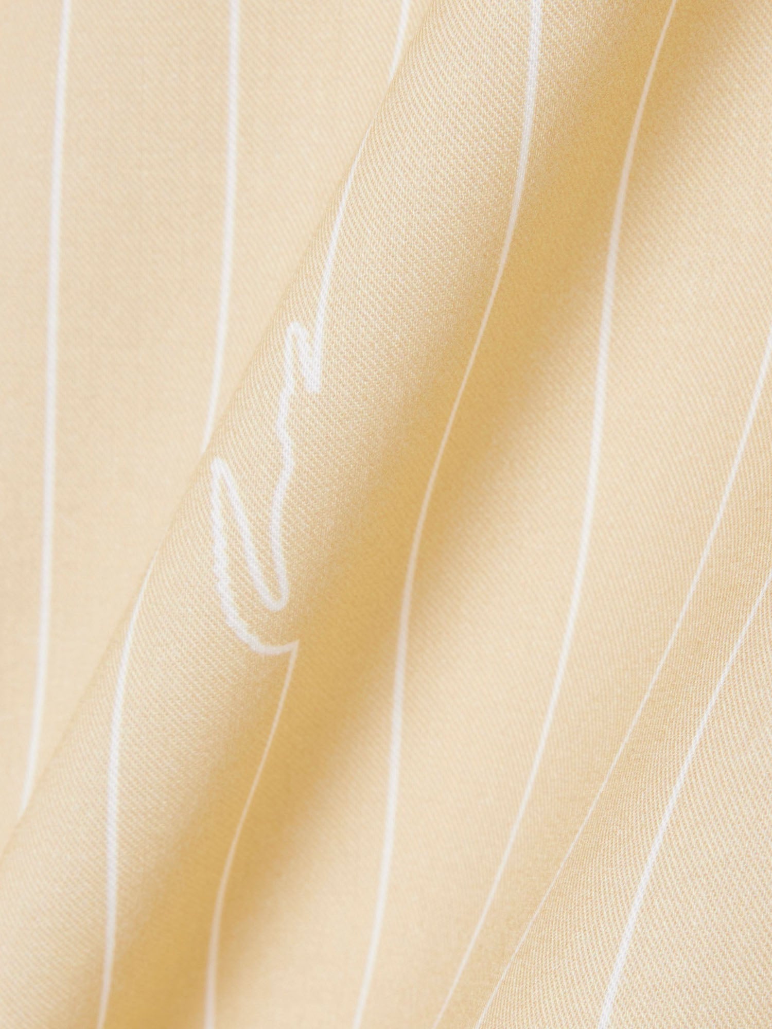 Lacoste Camicia in twill stampata relaxed fit Beige