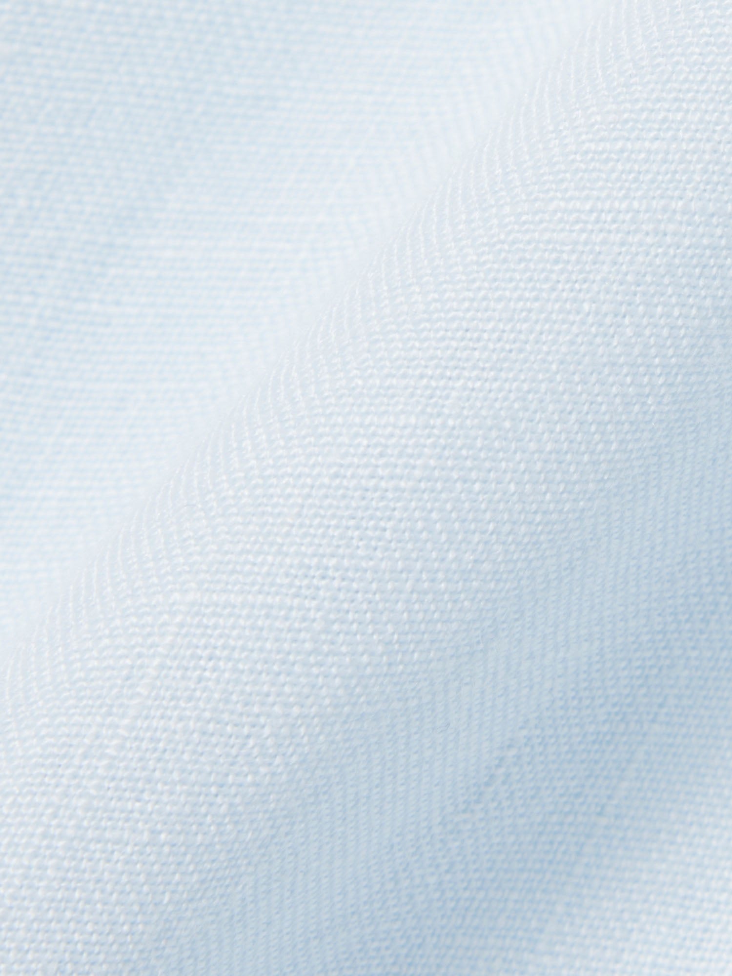Lacoste Camicia di lino a maniche corte Azzurro