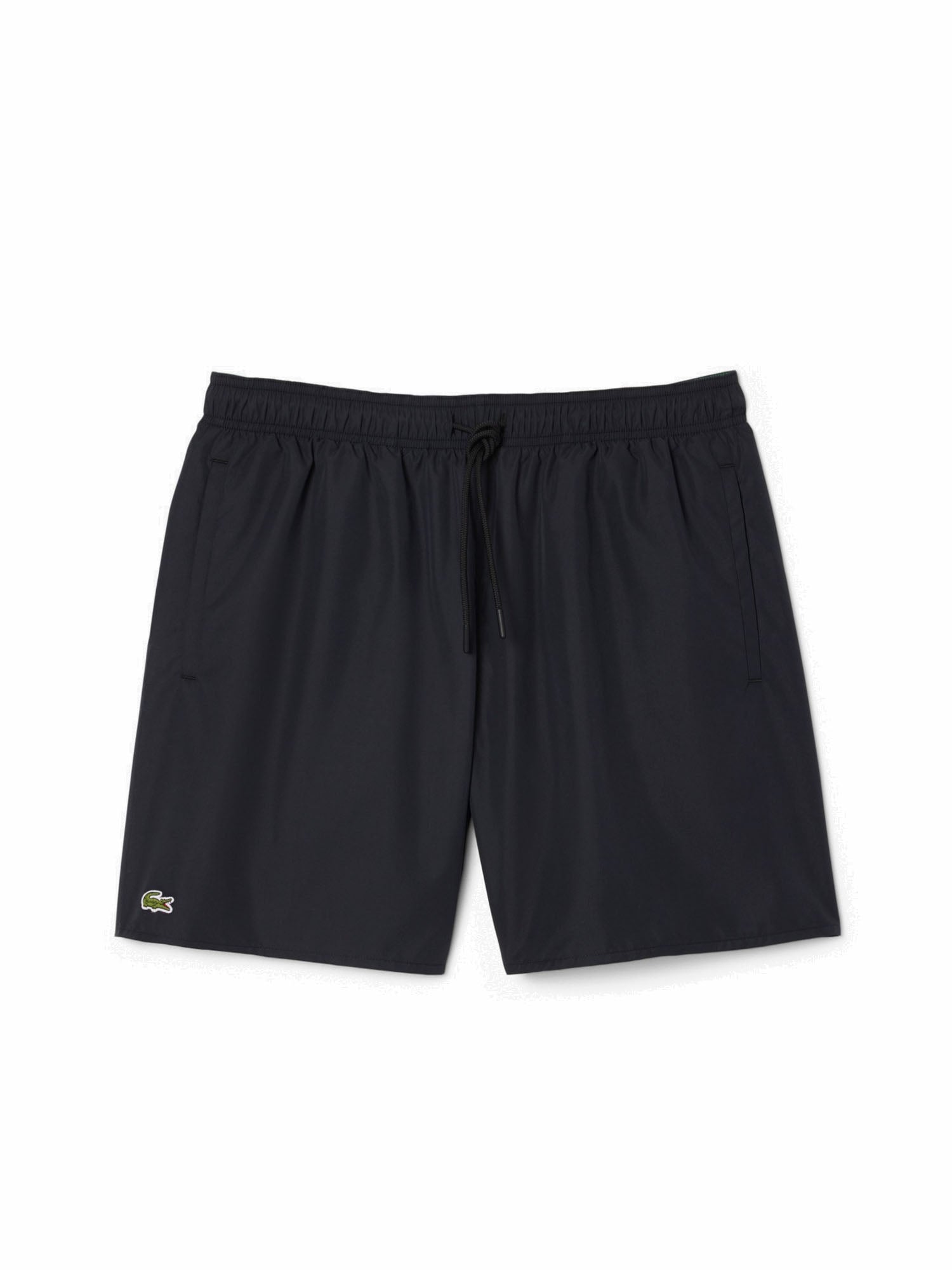 Lacoste Pantaloncini Da Bagno Monocromatici Nero