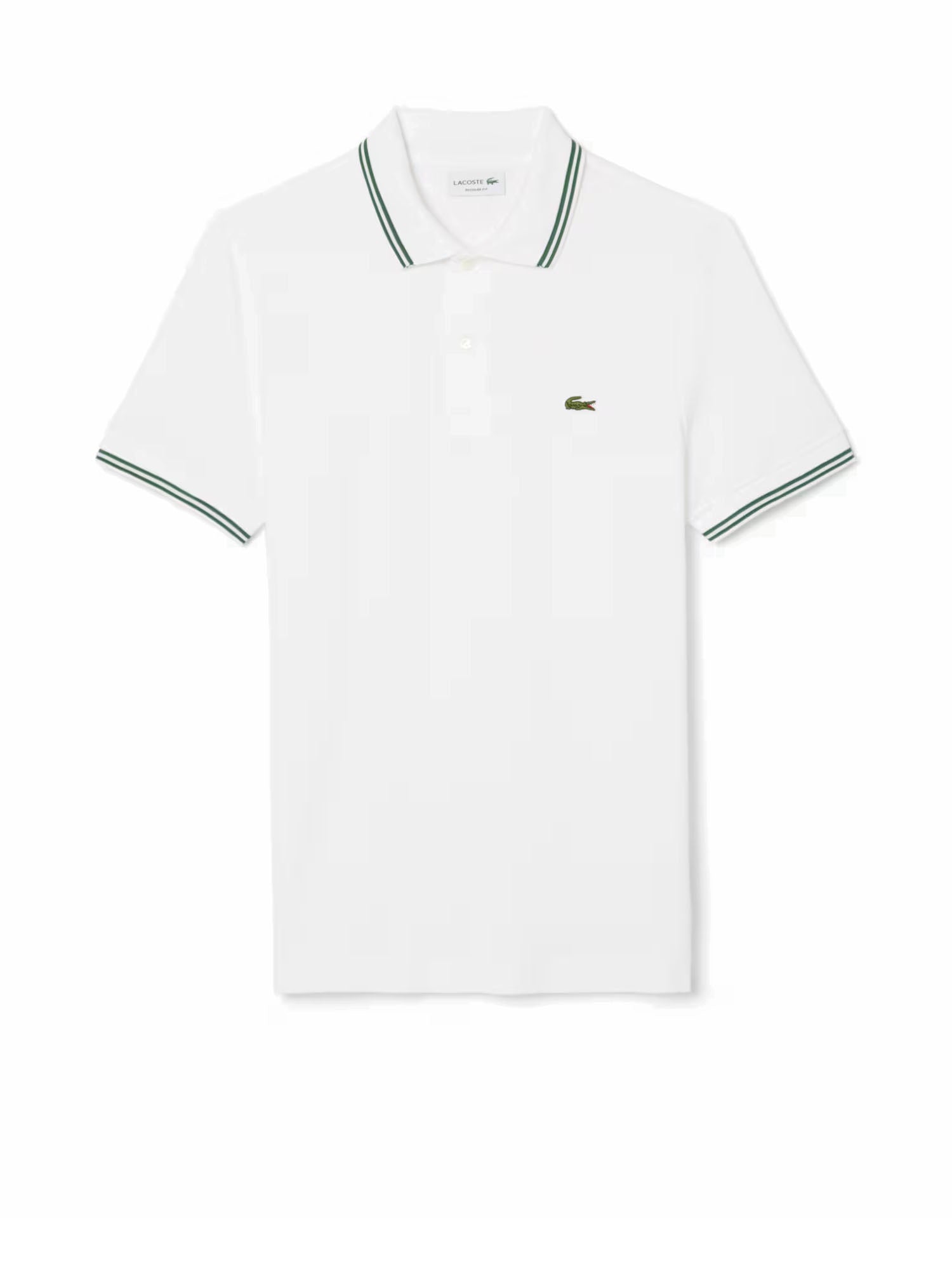 Lacoste Polo L.12.12 regular fit con bordo in risalto Bianco