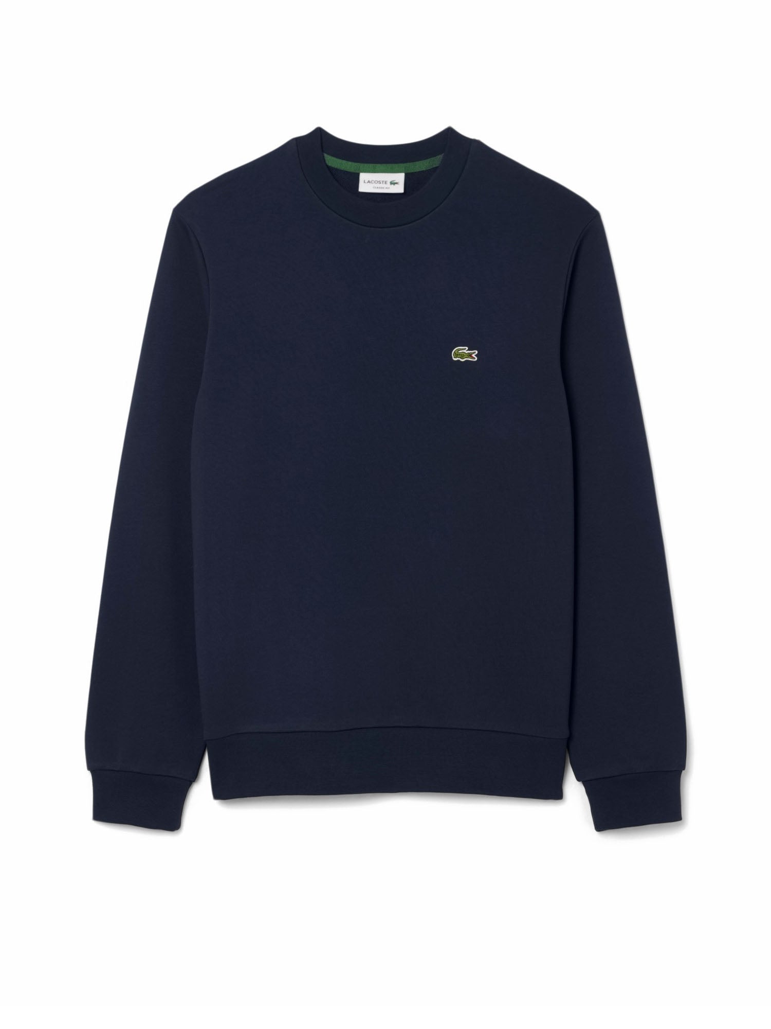 Lacoste Felpa in tessuto felpato classic fit Blu