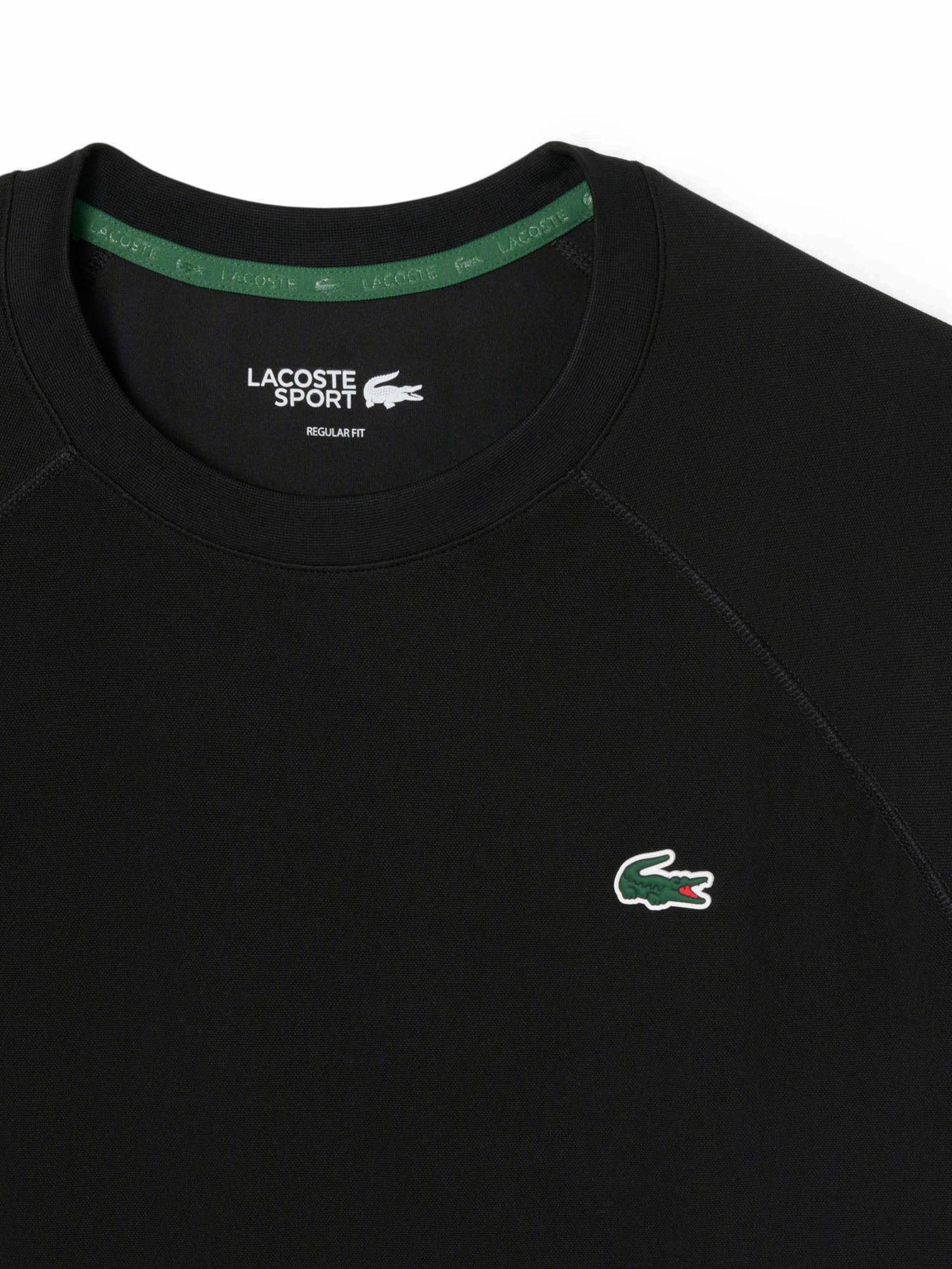 Lacoste T-shirt sportiva con stampa Ultra-Dry Nero