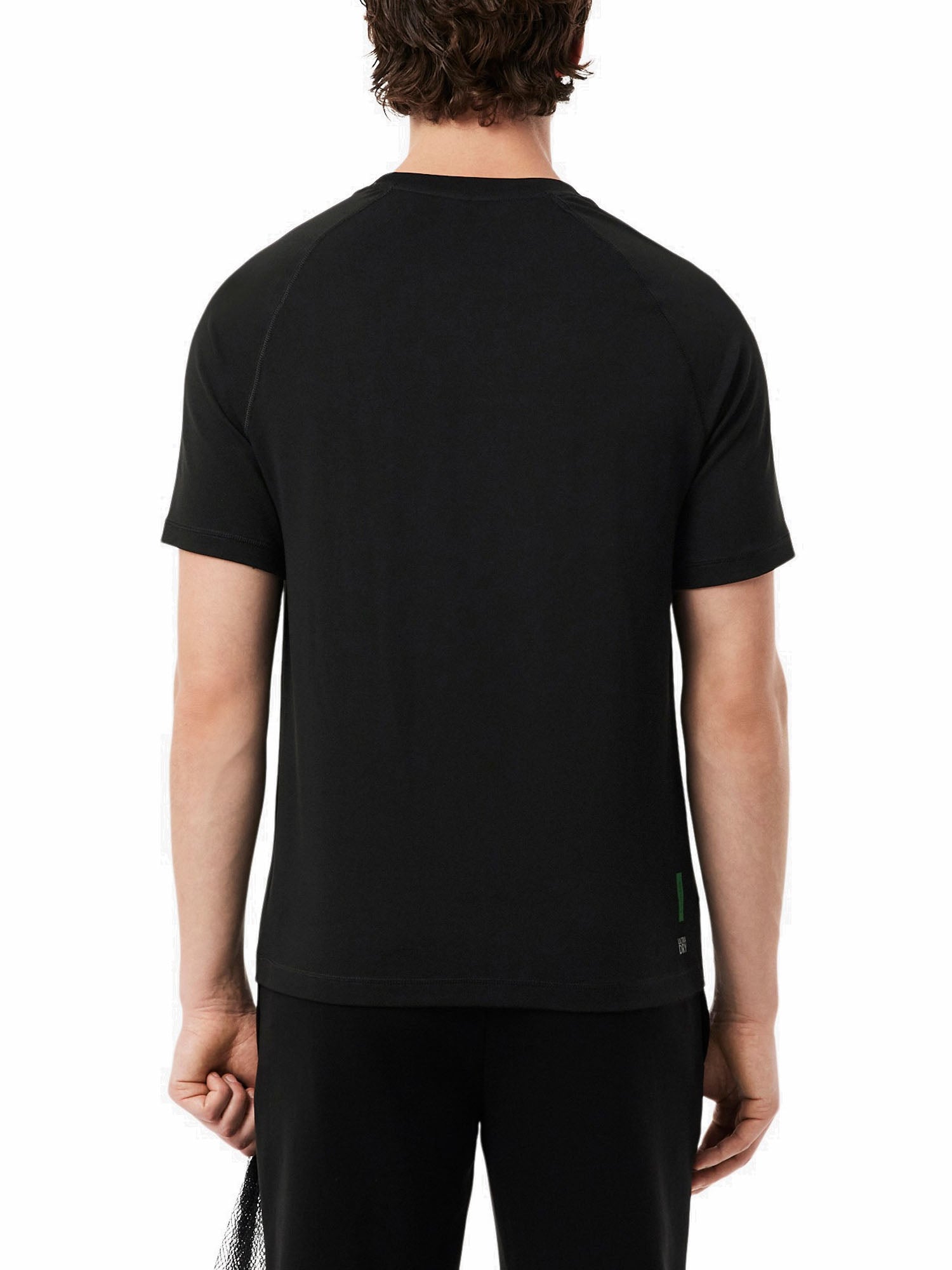 Lacoste T-shirt sportiva con stampa Ultra-Dry Nero