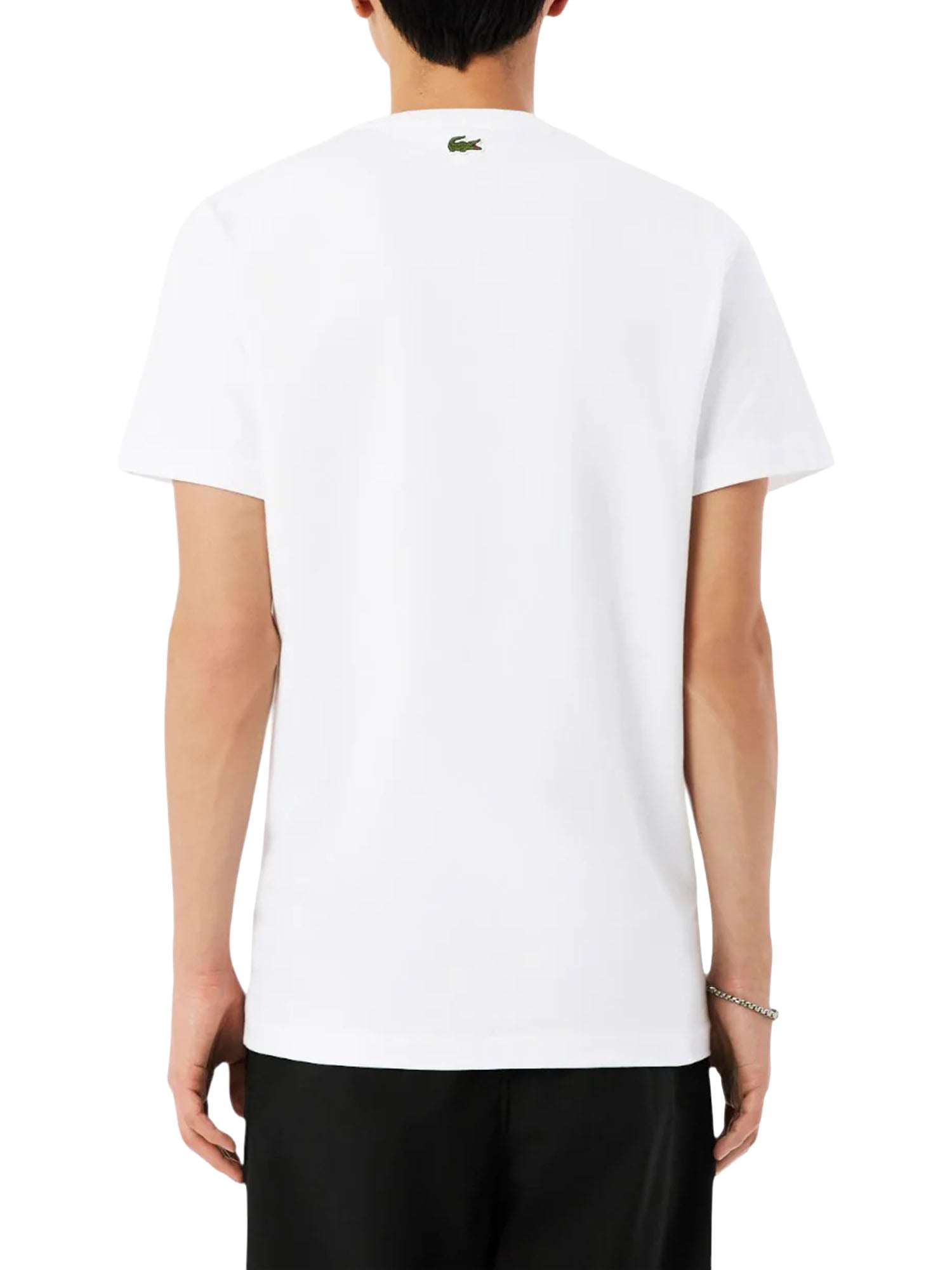 Lacoste T-shirt Cotone Uomo Bianco