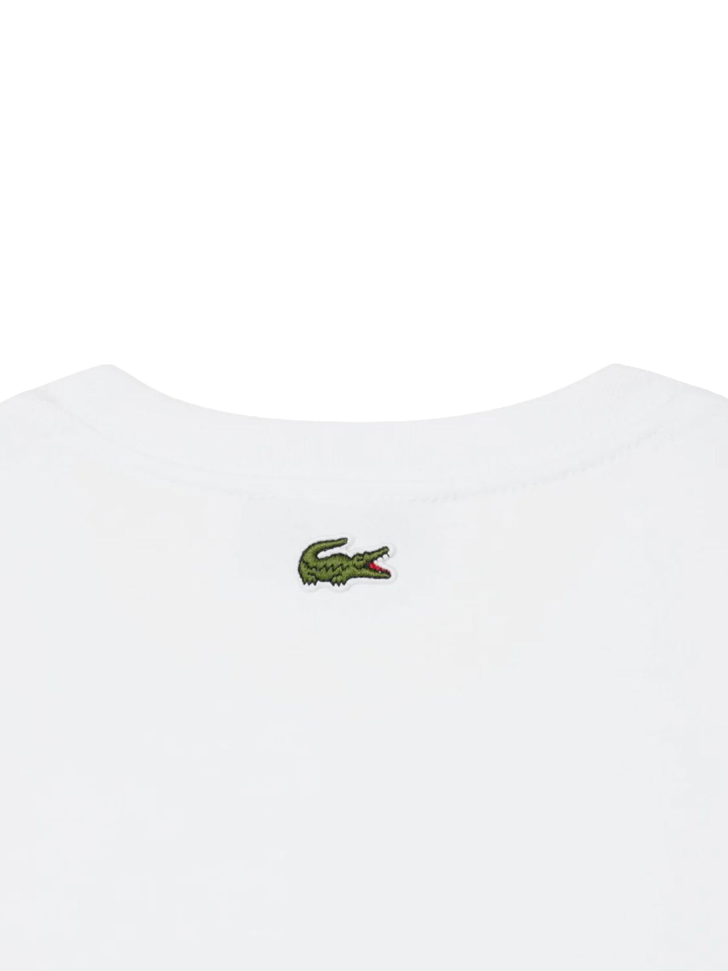 Lacoste T-shirt Cotone Uomo Bianco