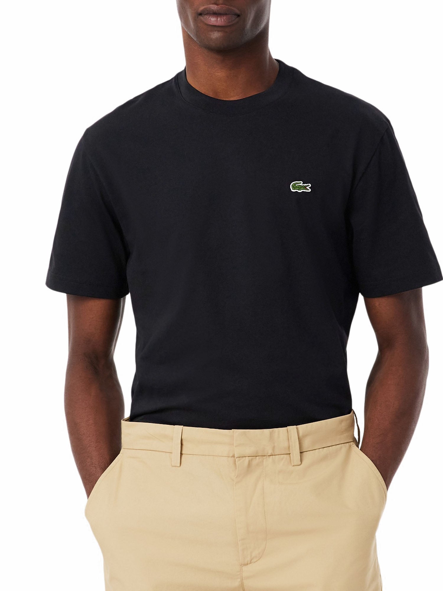 Lacoste T-shirt in cotone Nero