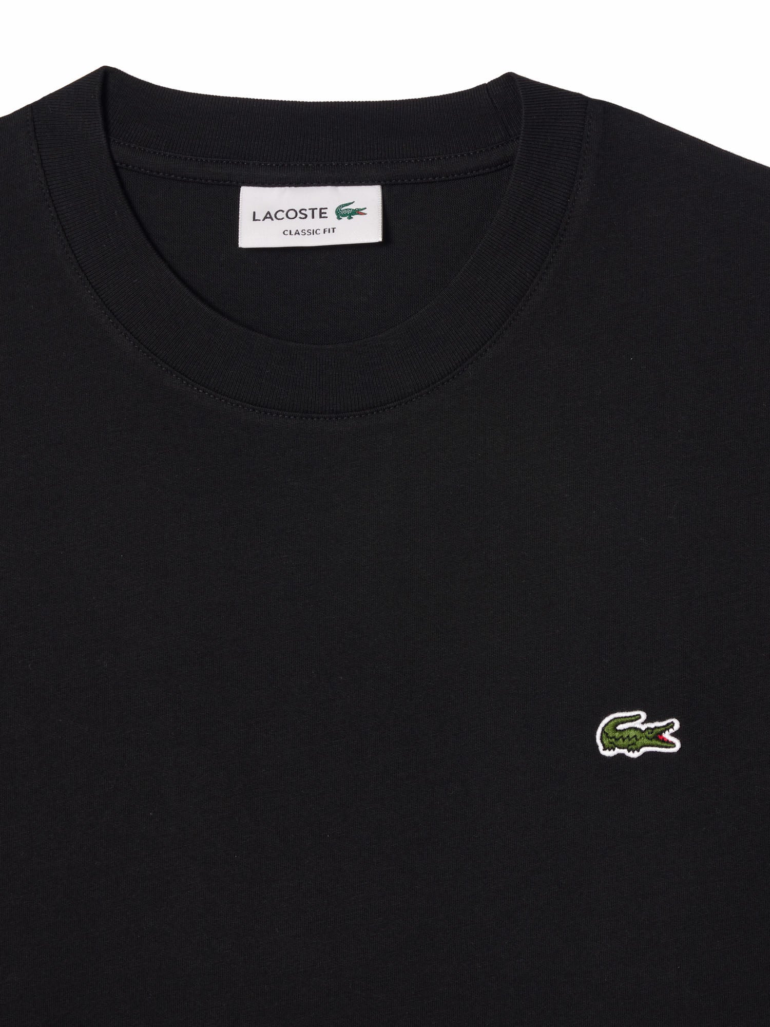 Lacoste T-shirt in cotone Nero