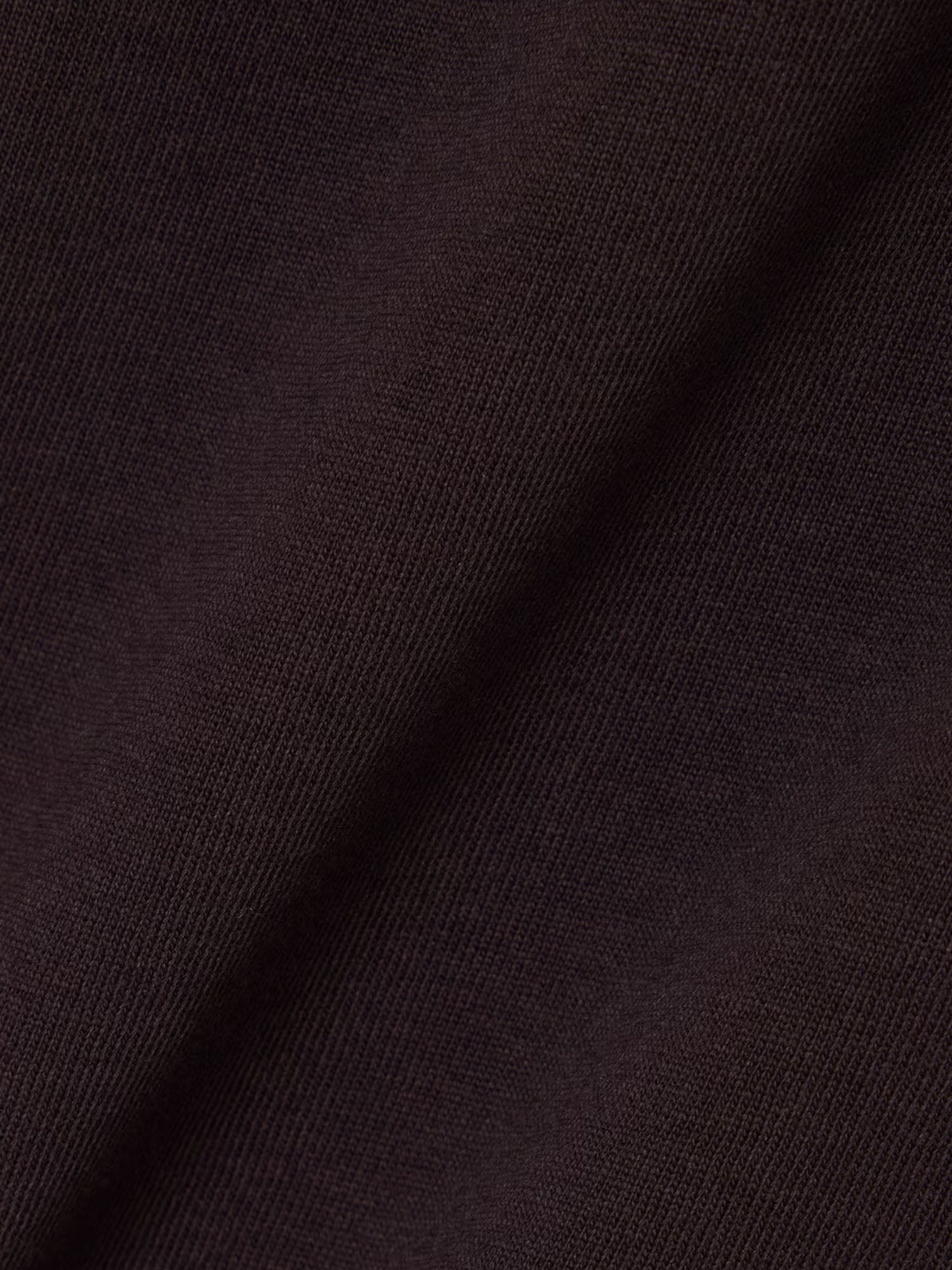 Lacoste T-shirt loose fit in jersey pesante Marrone