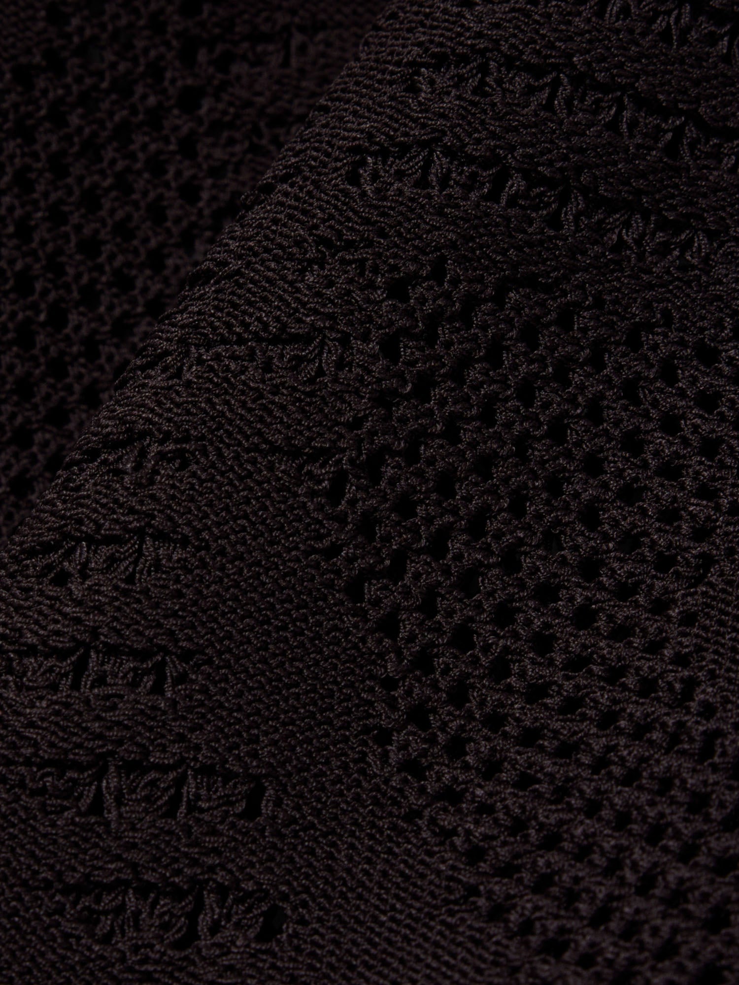 Lacoste Camicia in maglia di pizzo con coccodrillo Marrone