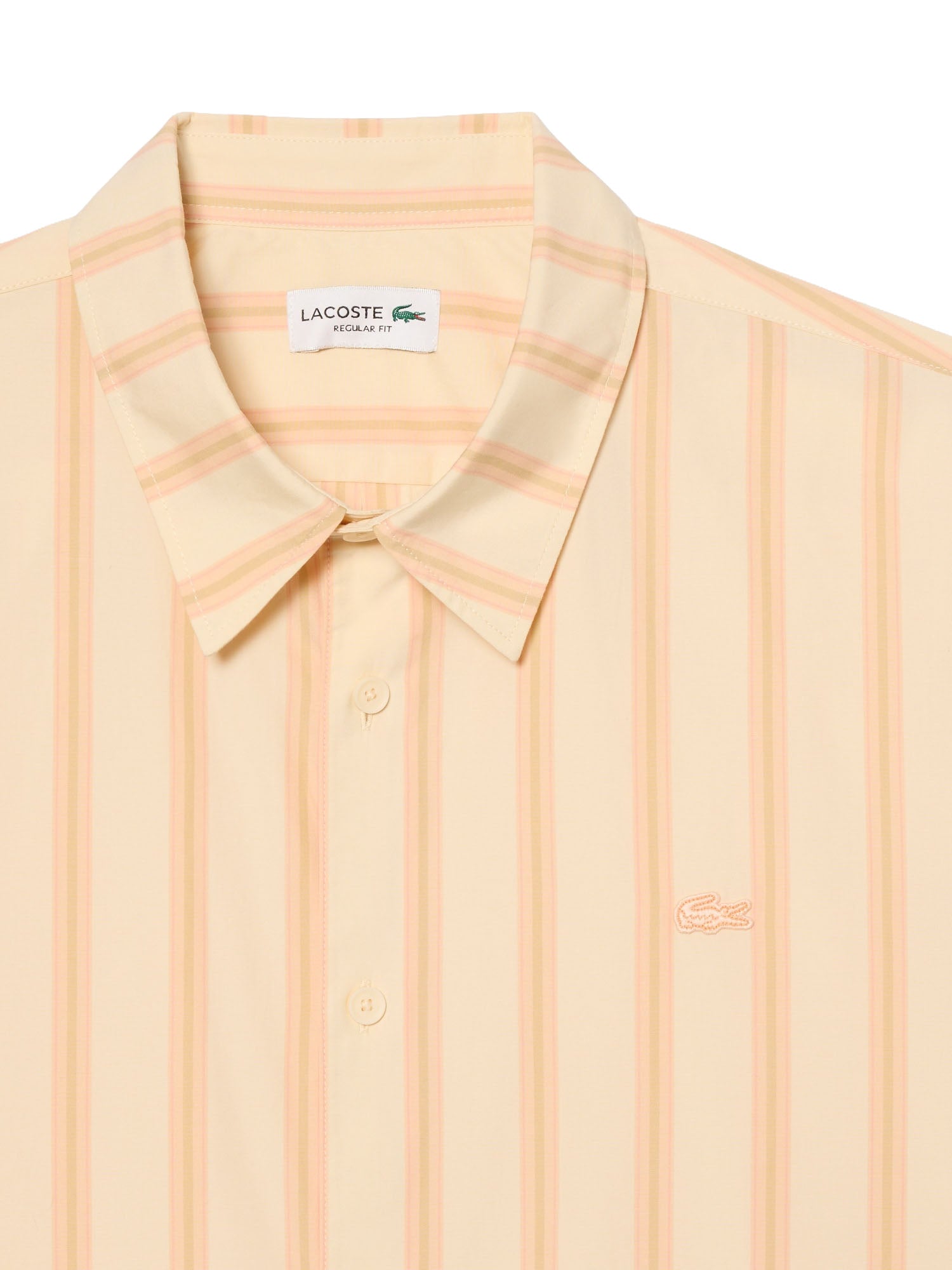 Lacoste Camicia a righe in popeline vestibilità regolare Multicolore